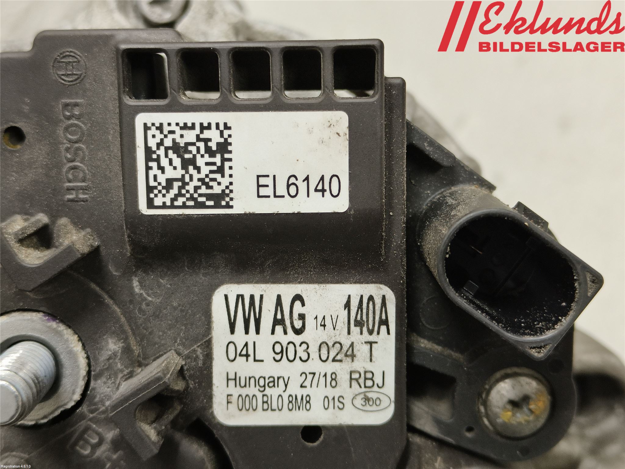 Volkswagen VW PASSAT 15-19 Generator