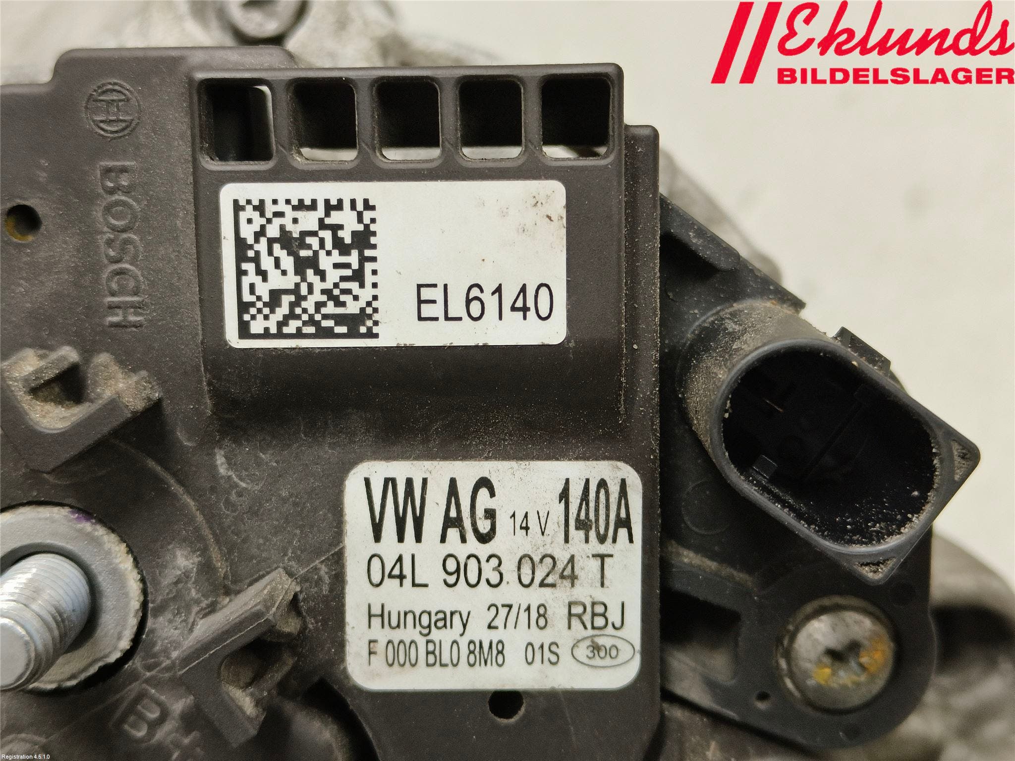 Volkswagen VW PASSAT 15-19 Generator