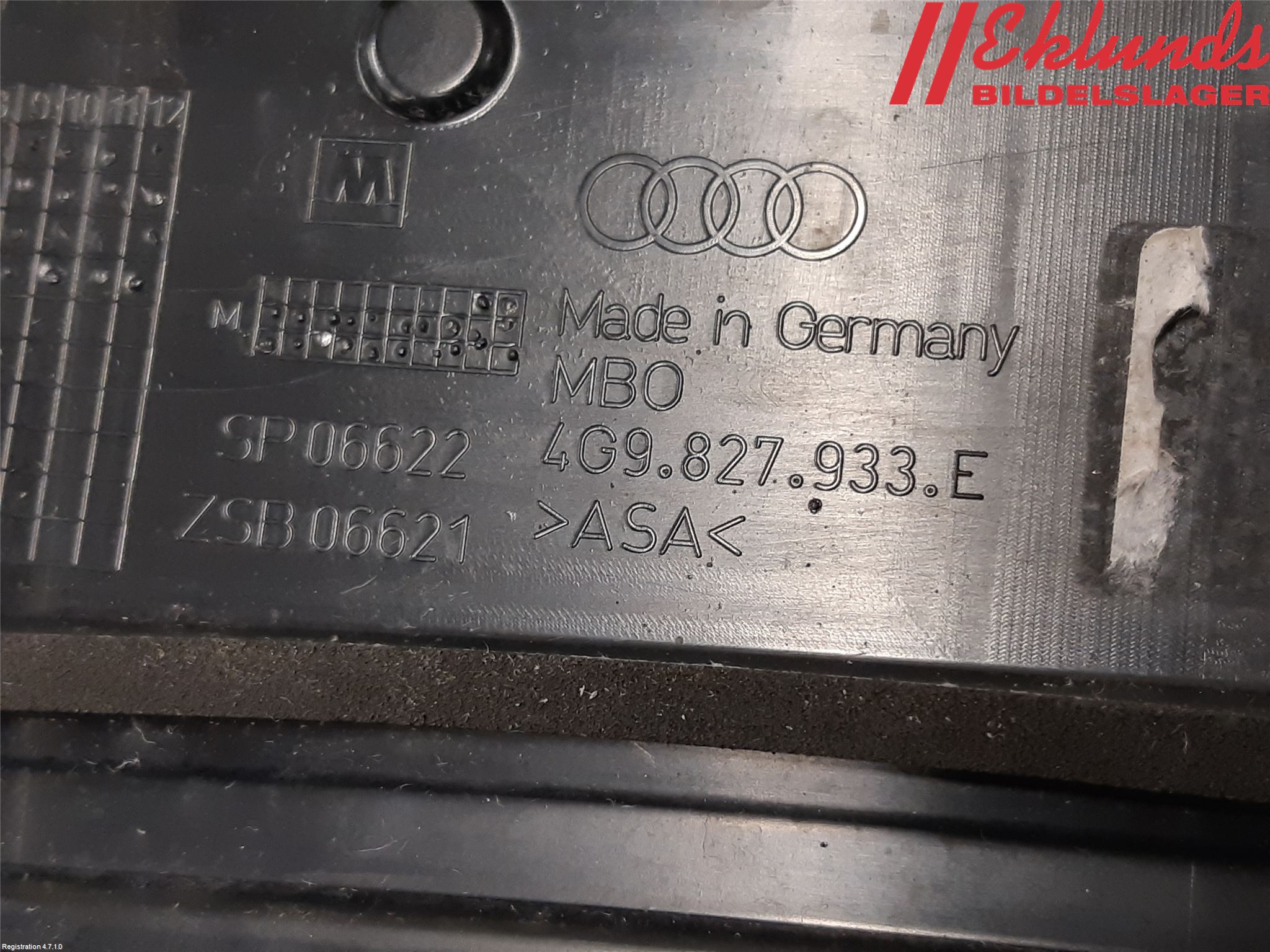 Audi A6 ALLROAD 12-18 Spoiler Baklucka