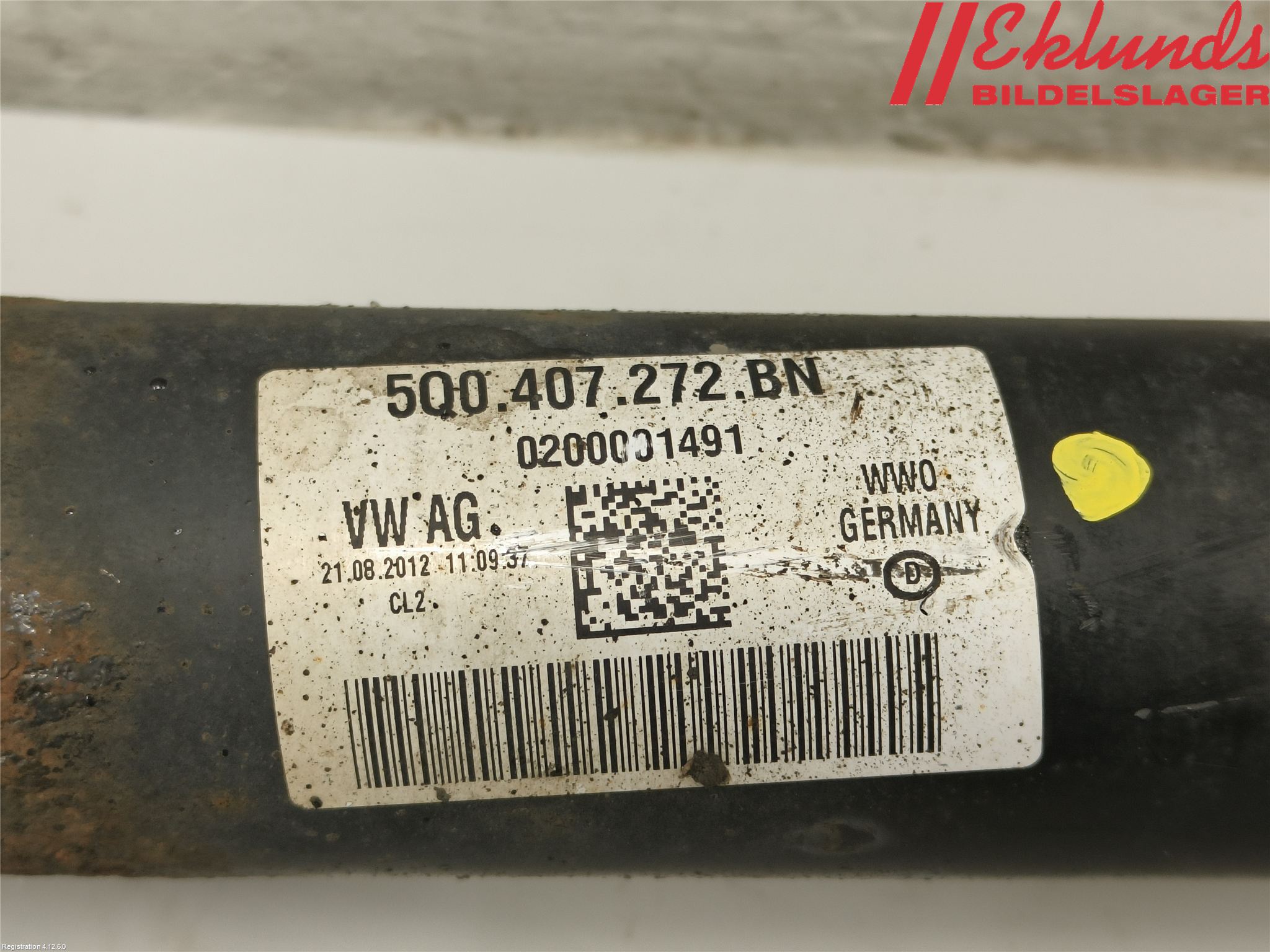 Skoda OCTAVIA (1Z) 05-13 Drivaxel Fram Höger