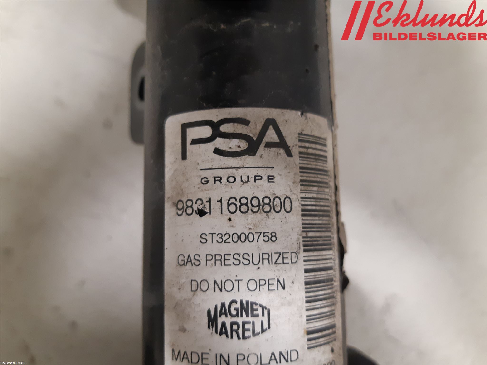 Peugeot 208/E-208 20- Fjäderben Fram Höger