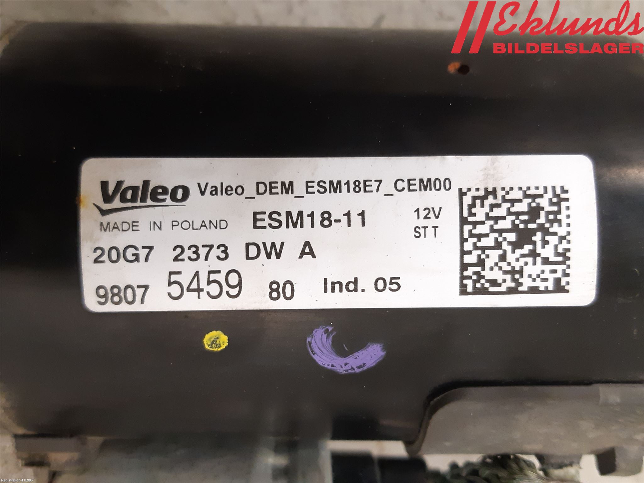 Peugeot PEUGOT 208 16-19 Startmotor