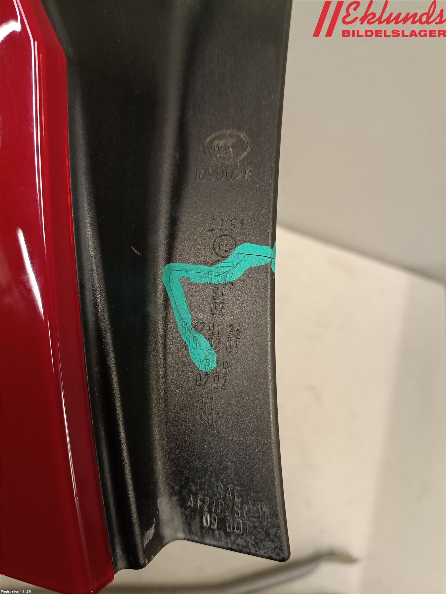 Volvo S60 11-13 Bakljus Vänster