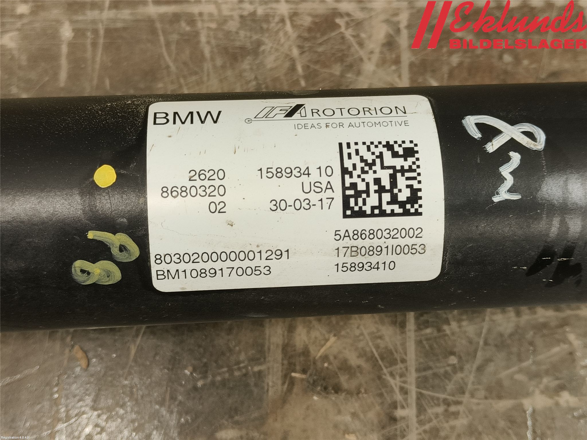 BMW X3 G01 18- Mellanaxel Komp