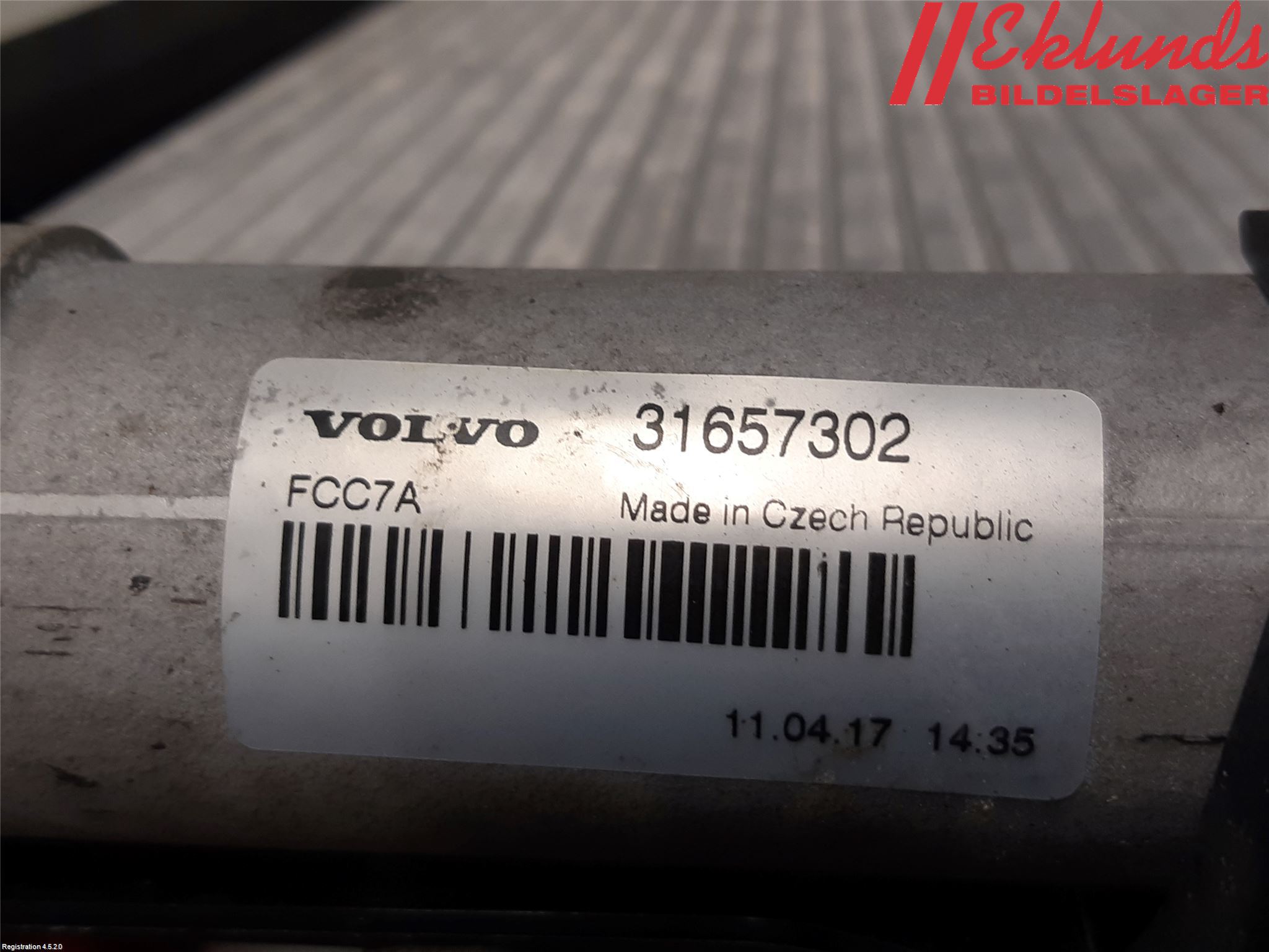 Volvo V90 17->> Ac Kondensor-Kylare