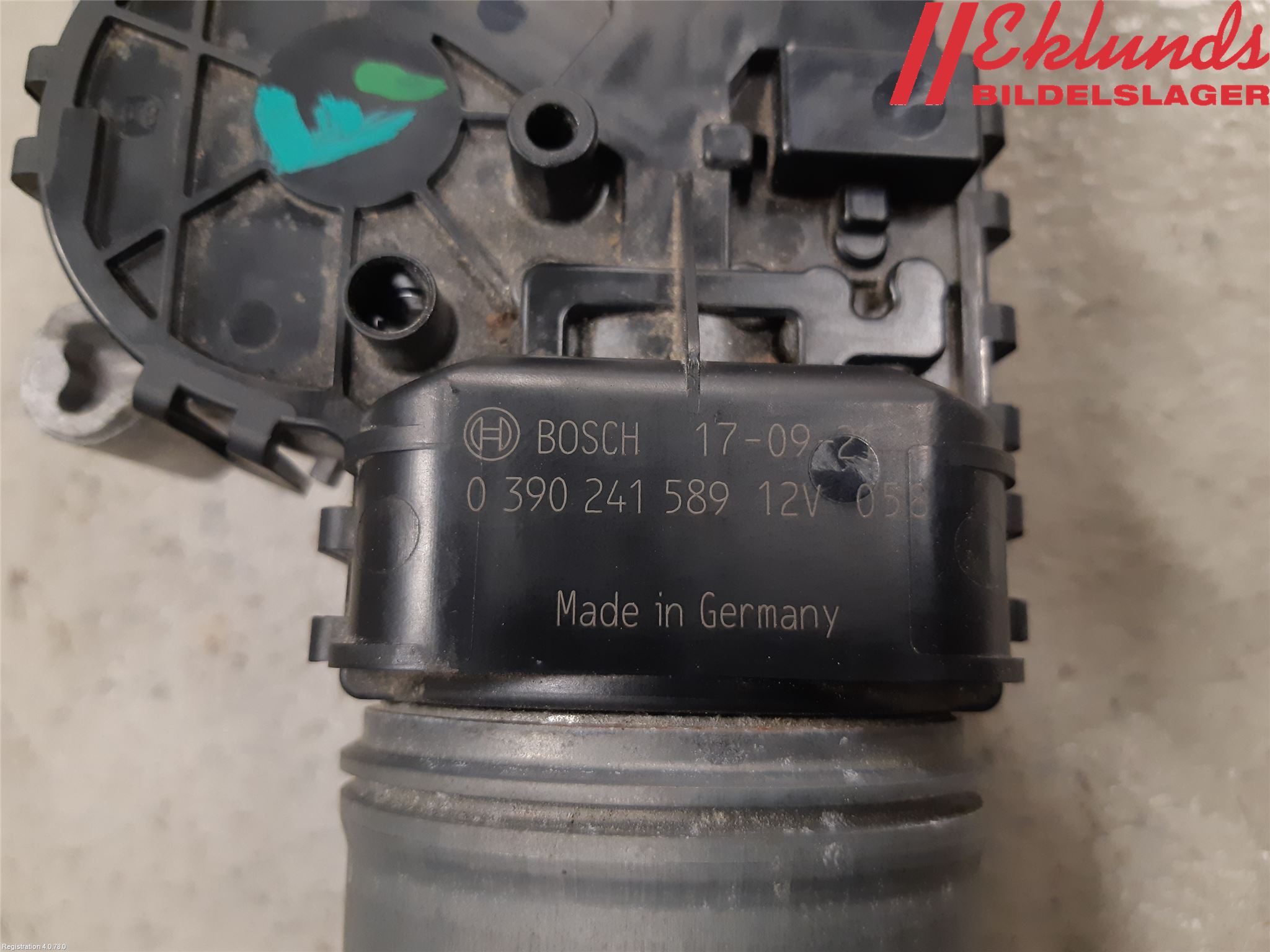 Peugeot PEUGOT 208 16-19 Torkarmotor Vindruta