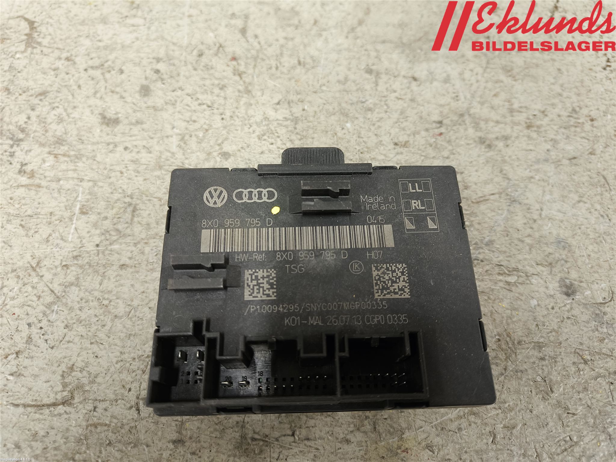 Audi A1/S1 11-18 Styrenhet Dörr