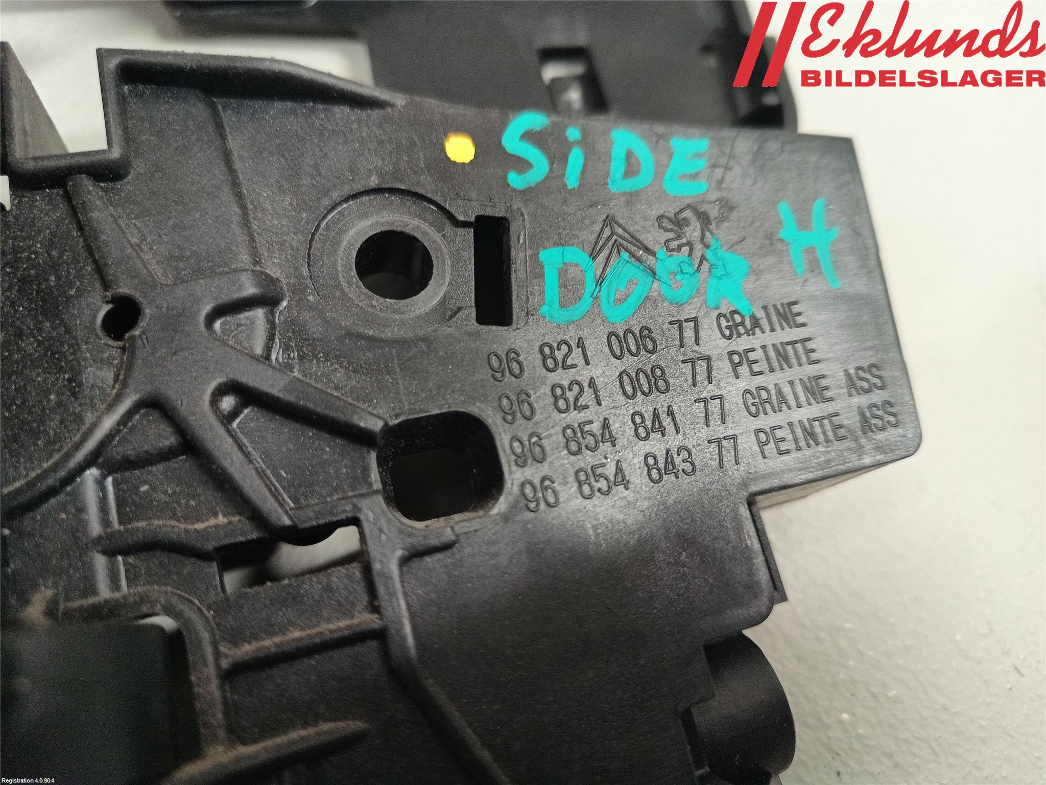 Citroen BERLINGO 08-18 Dörrhandtag Inre Hö