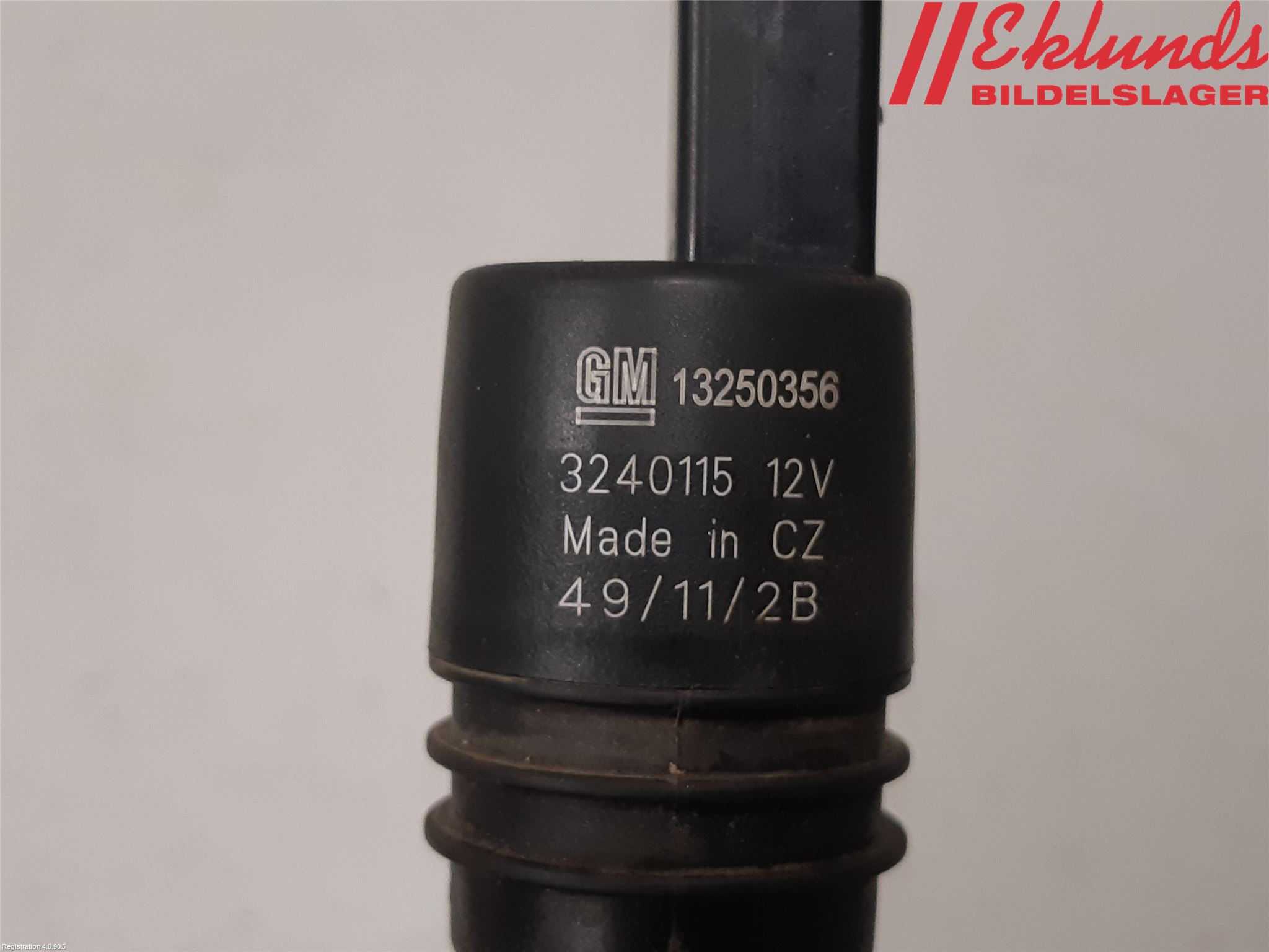 Opel AMPERA 12-16 Spolarpump Vindruta