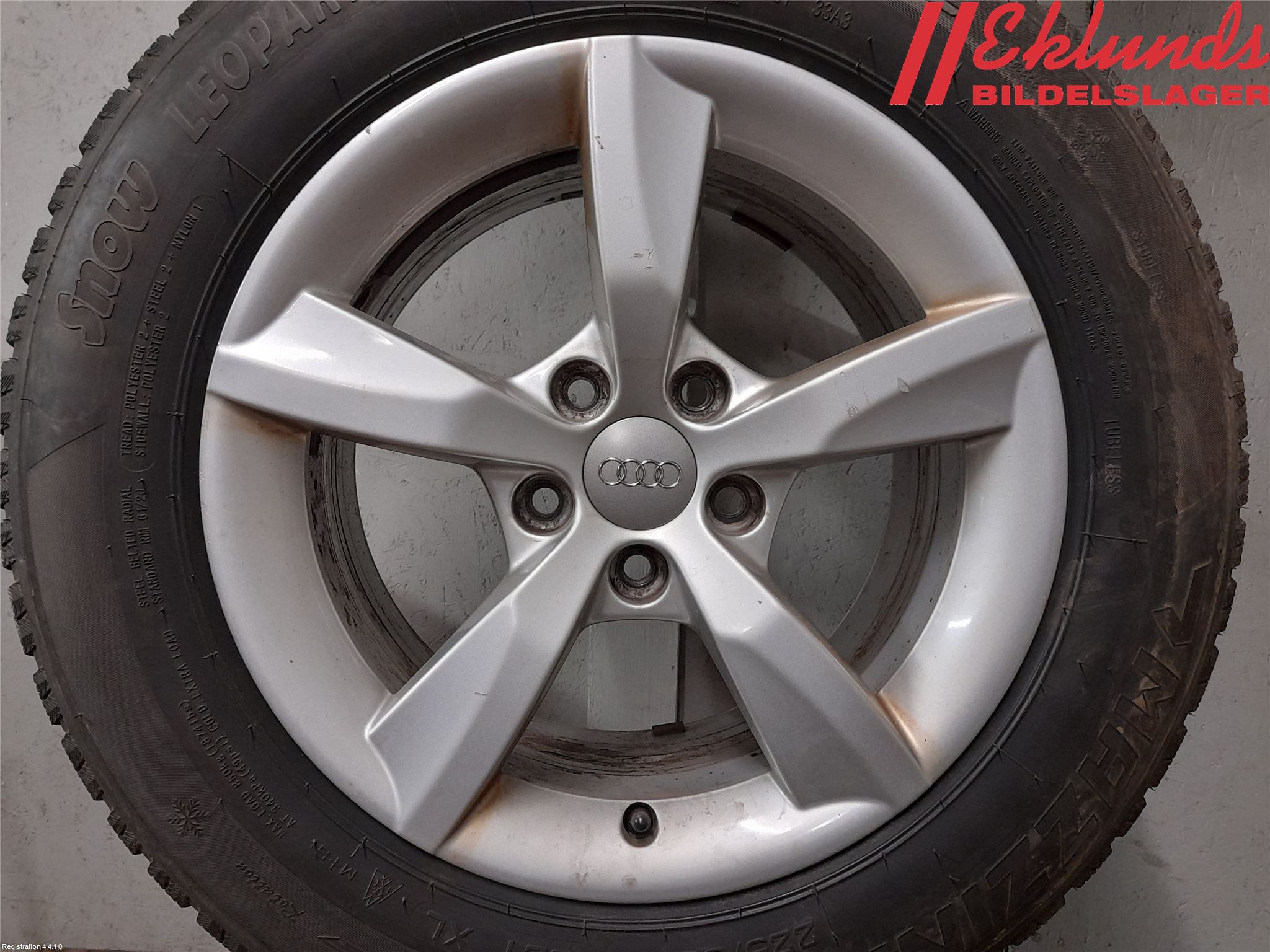 Audi A6/S6 4G 11-18 Vinterdäck Alumfälg 4St