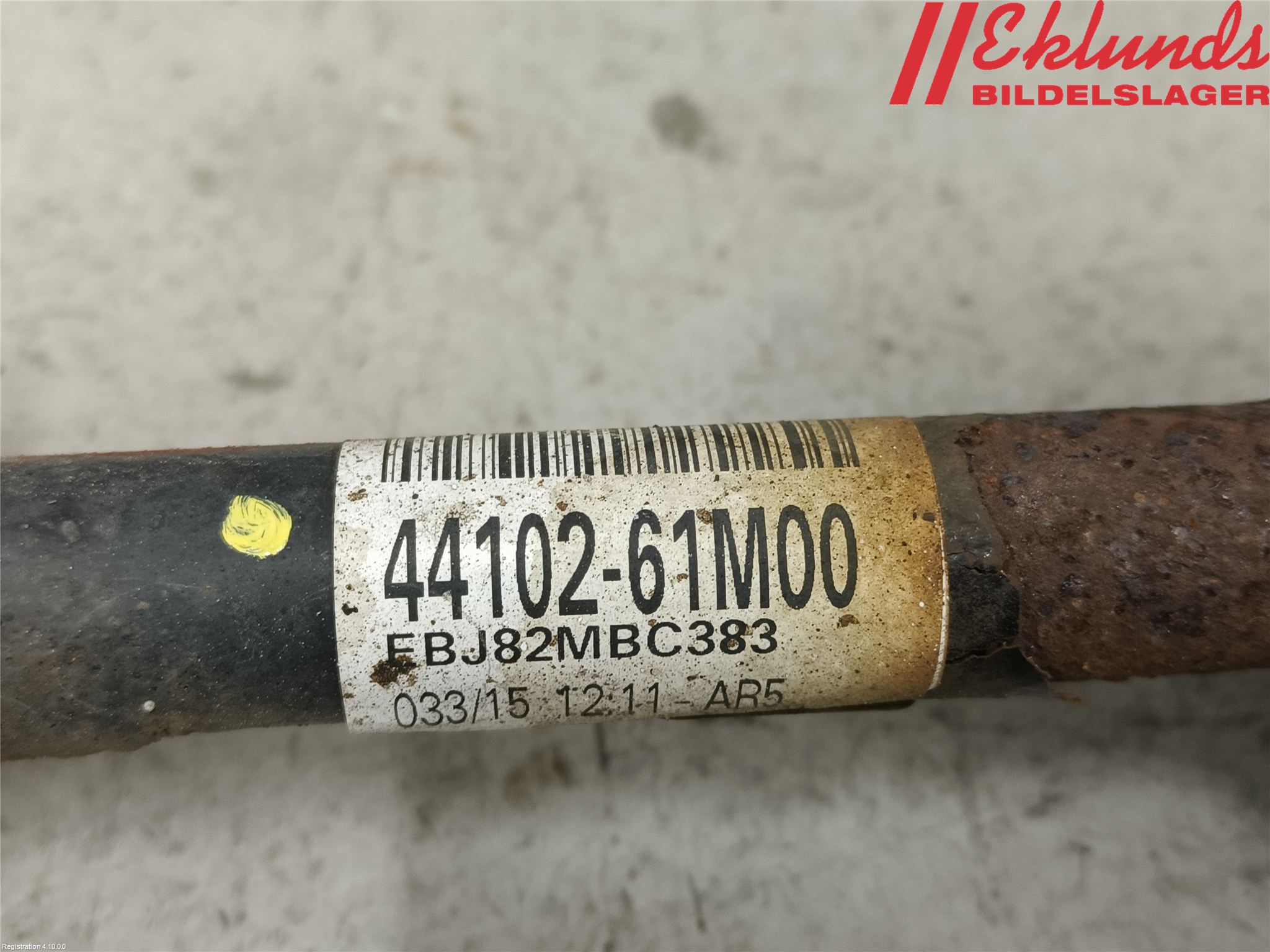 Suzuki VITARA 15- Drivaxel Fram Vänster