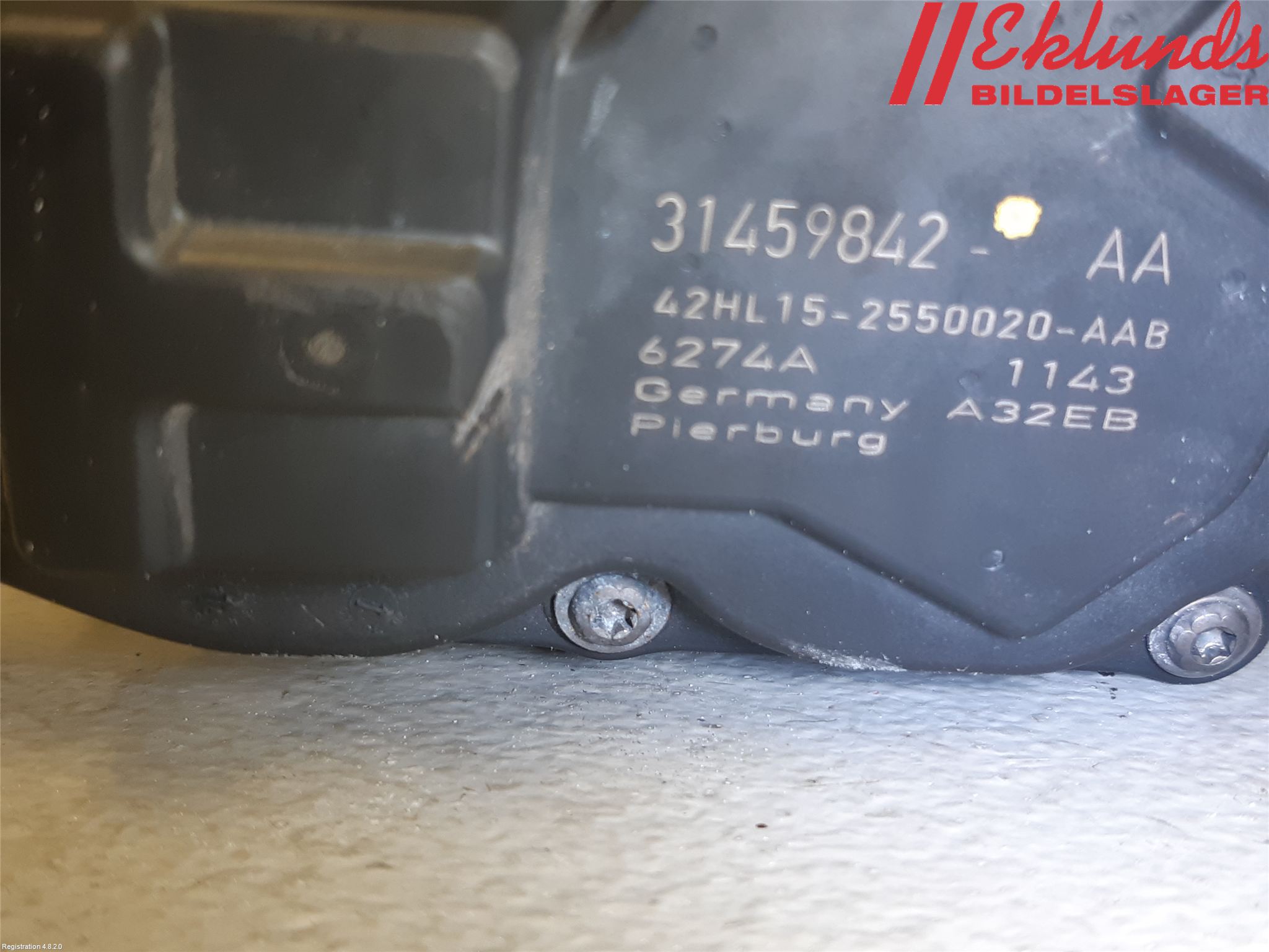 Volvo XC90/RECHARGE 16- Injspjällhus