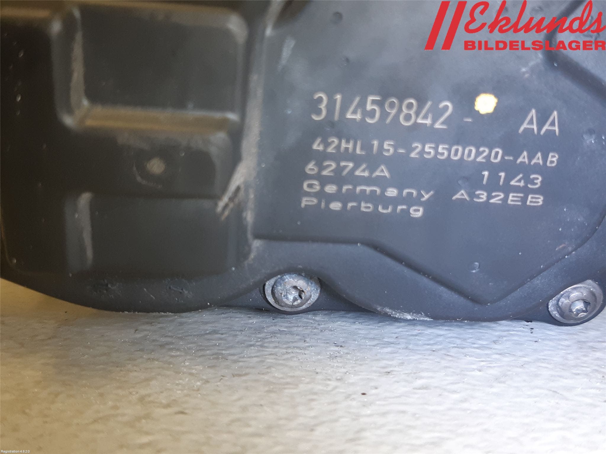 Volvo XC90/RECHARGE 16- Injspjällhus