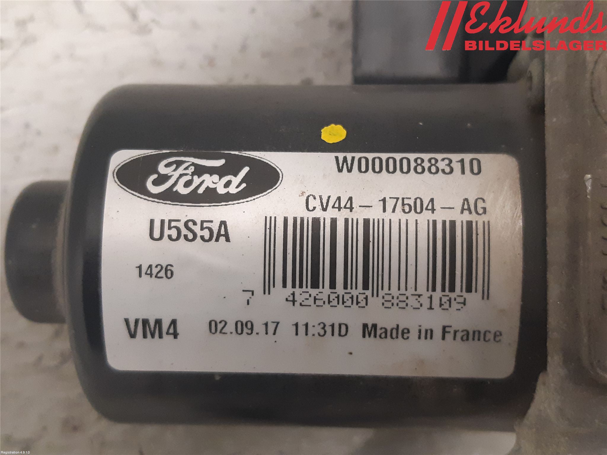 Ford KUGA 17-19 Torkarmotor Vindruta
