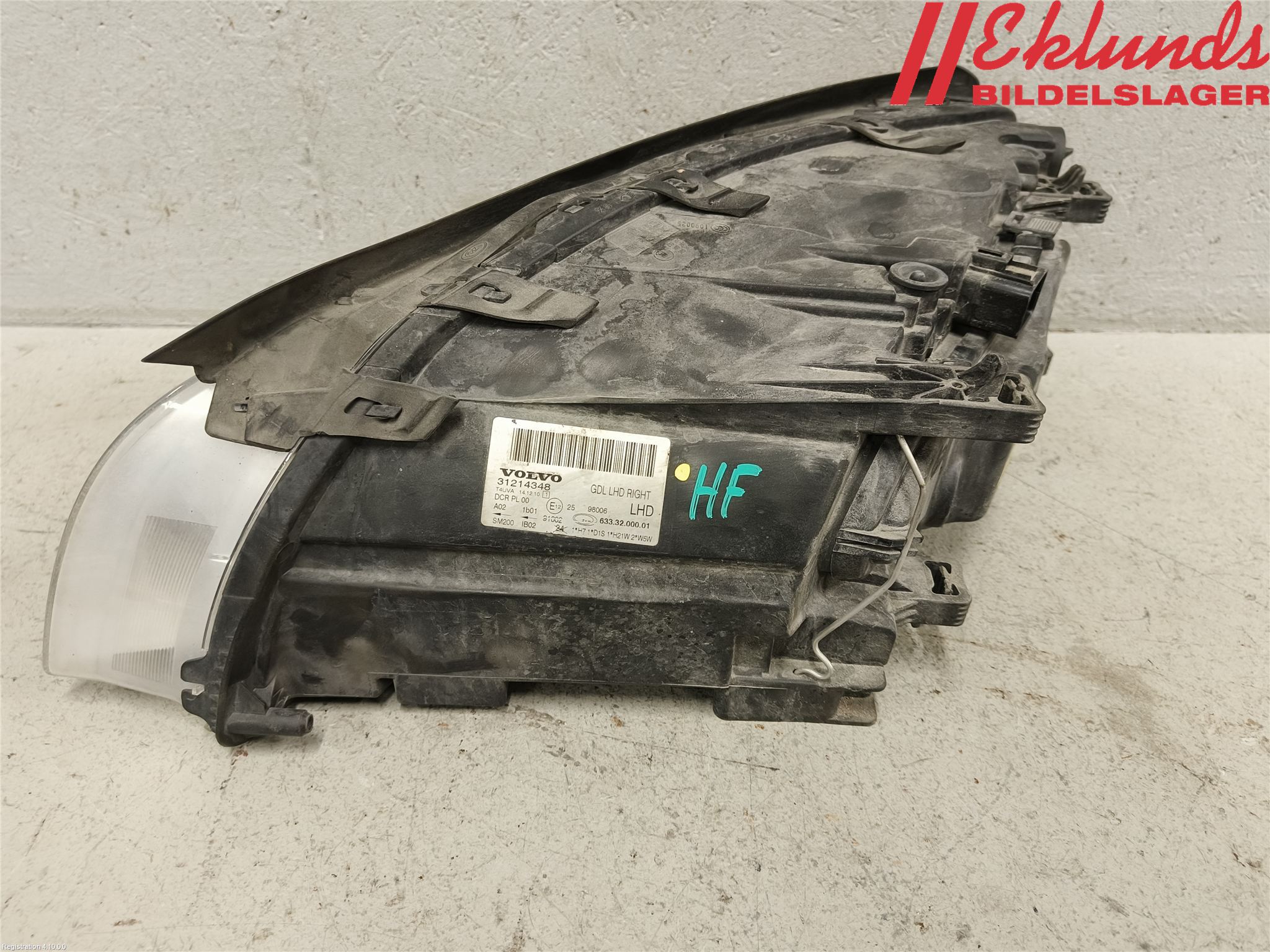 Volvo V70 08-13 Strålkastare Höger