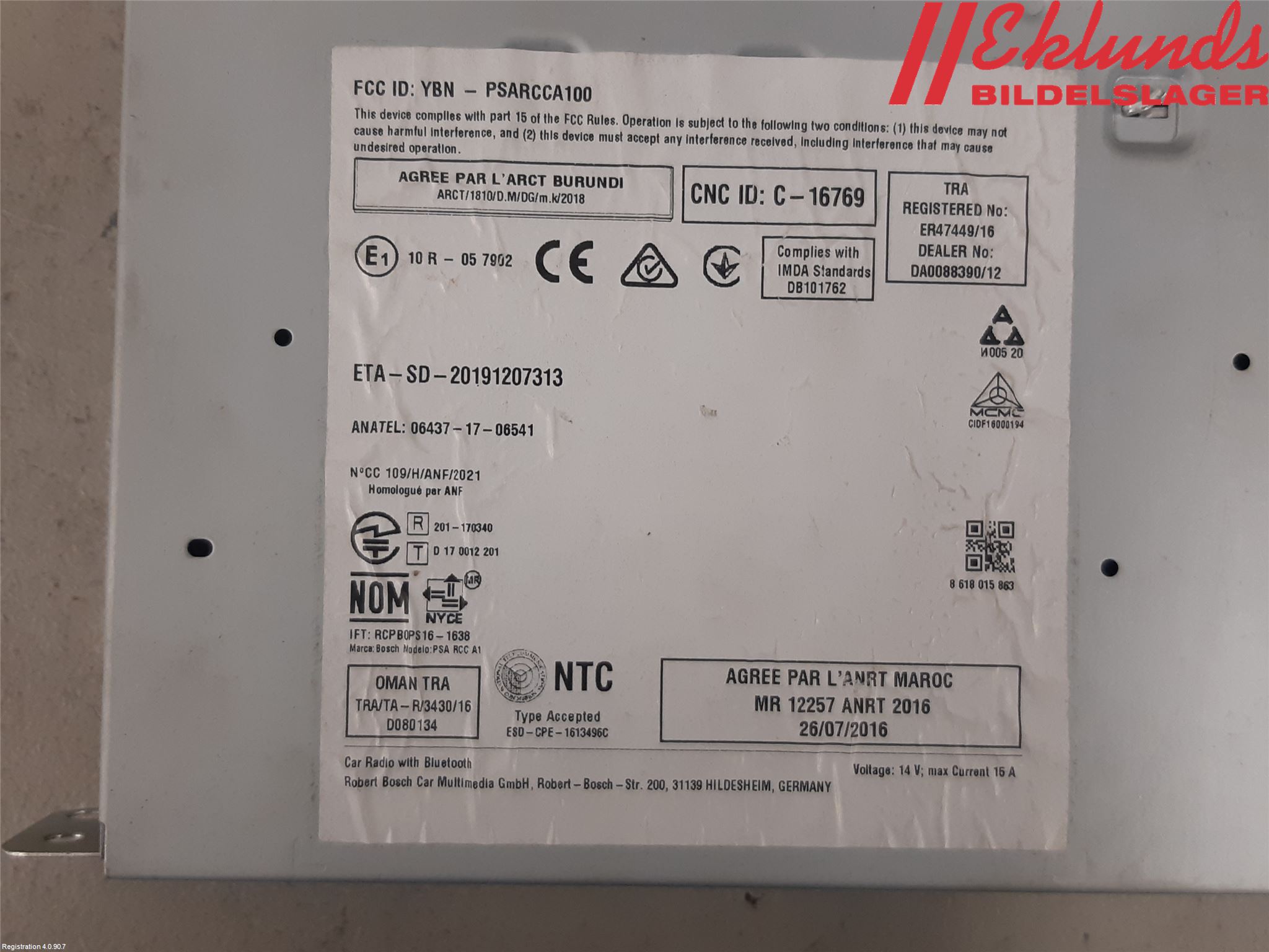 Toyota PROACE II 16- Cd Radio - Multimediapanel