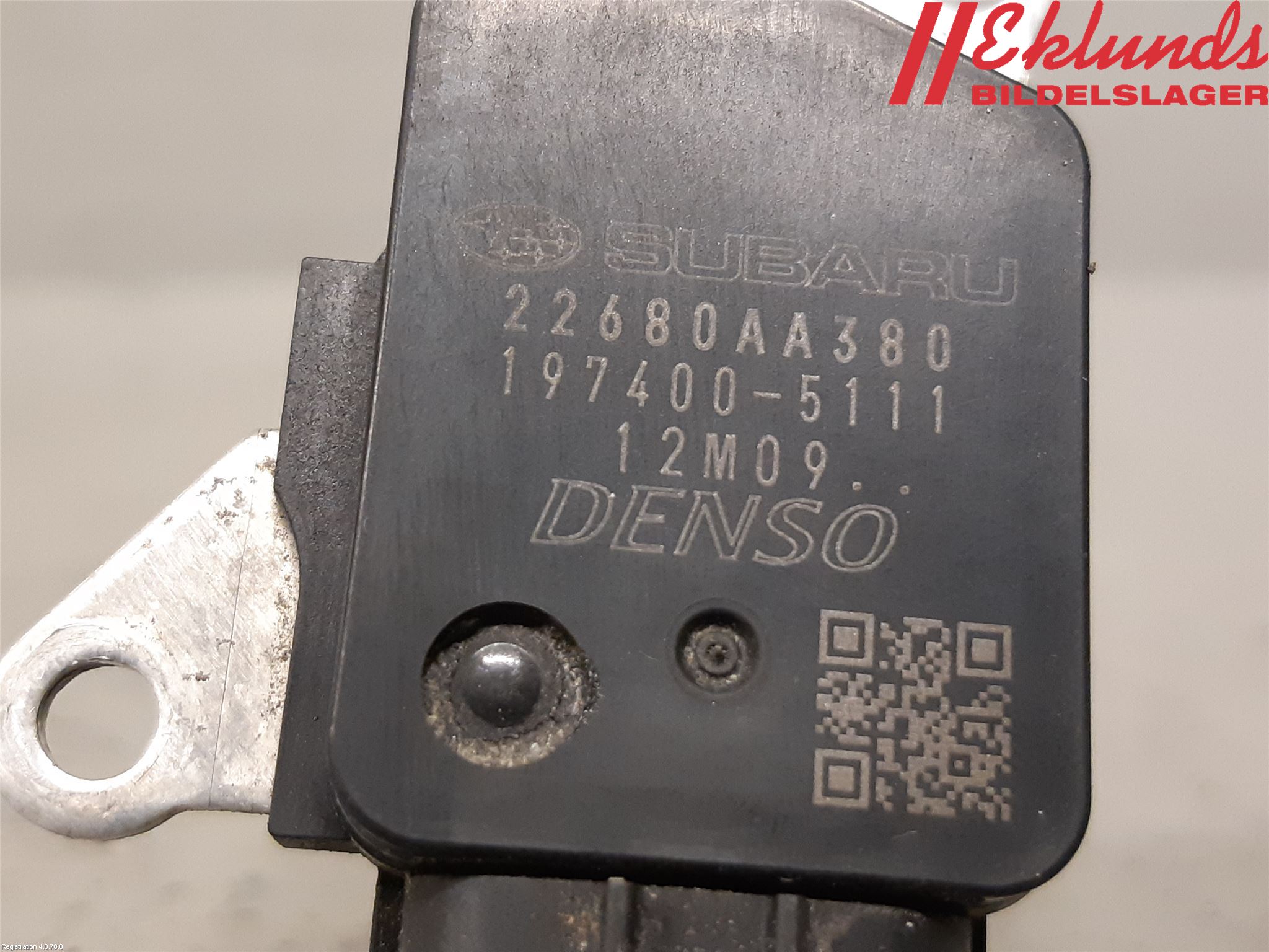 Subaru LEGACY 10-14 Injluftmassamätare