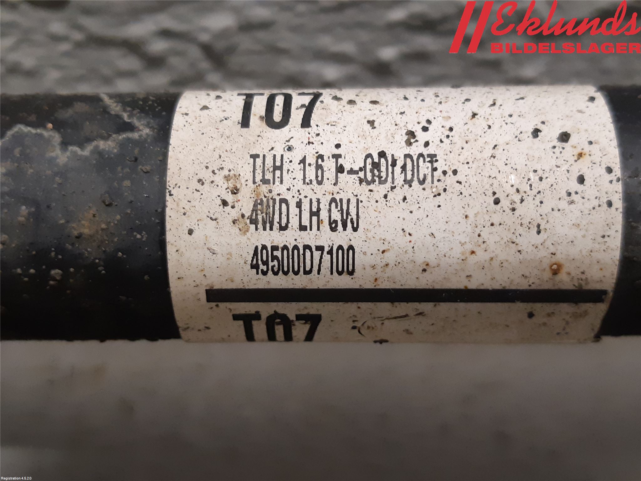 Hyundai TUCSON 05- Drivaxel Fram Vänster