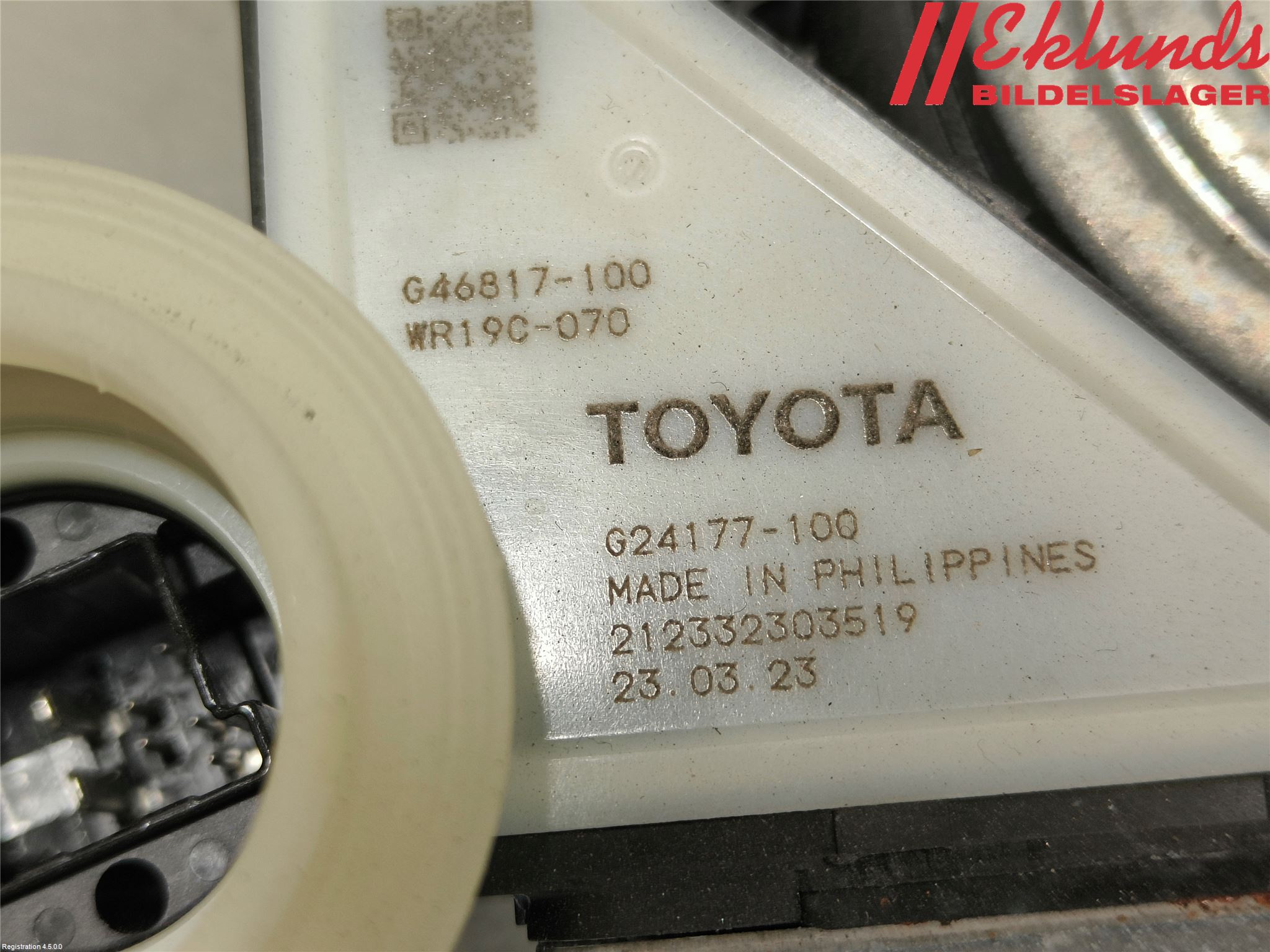 Toyota COROLLA 19- Fönsterhiss El Kompl