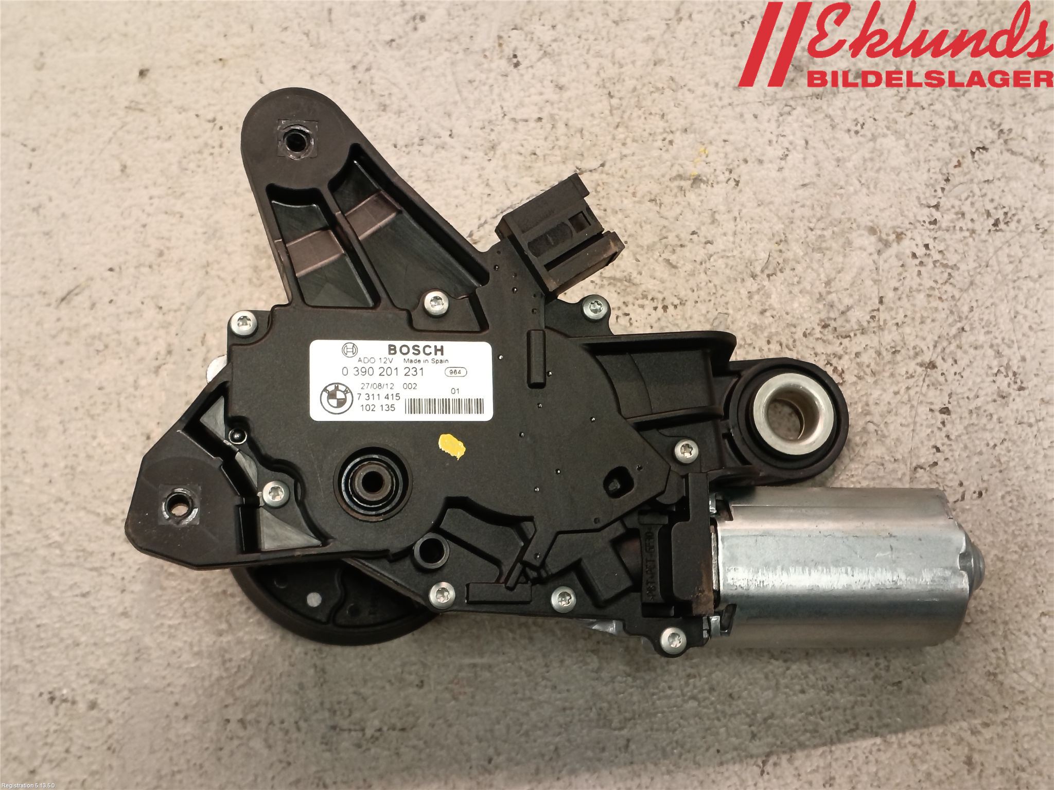 BMW 3 F30/F31/F80 12-19 Torkarmotor Baklucka