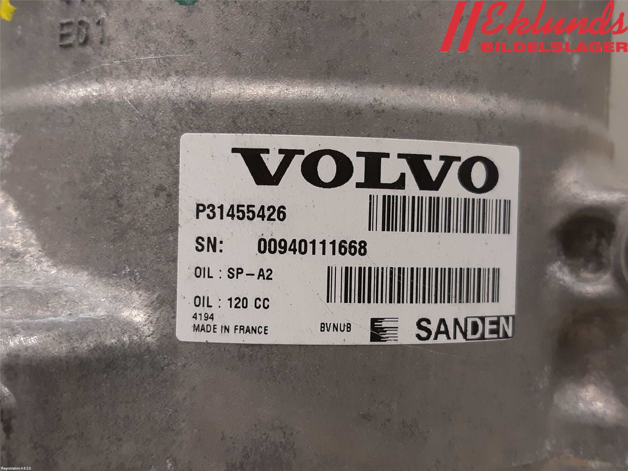 Volvo XC90/RECHARGE 16- Ac Kompressor