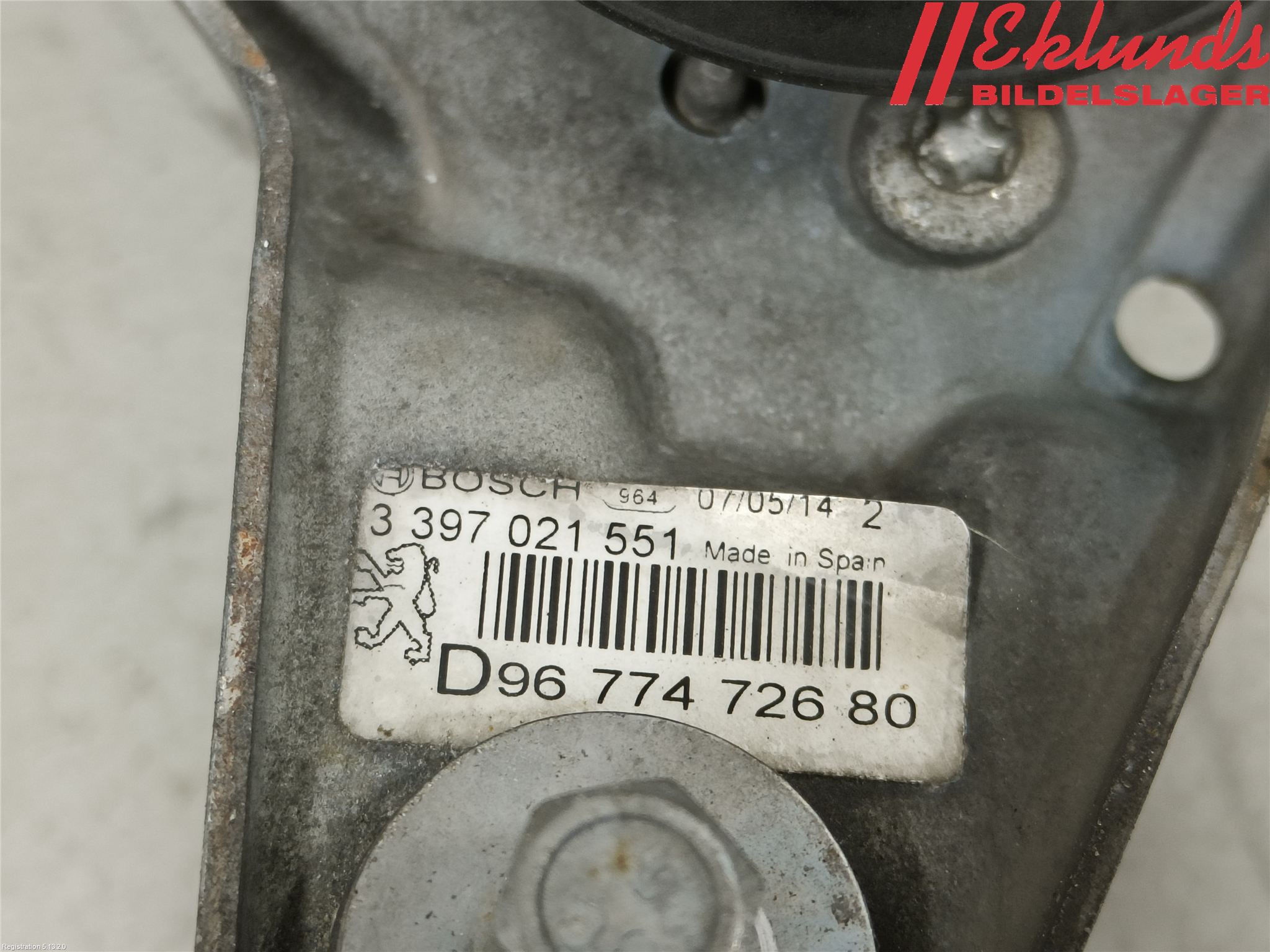 Ford FOCUS 11-14 Torkarmotor Vindruta
