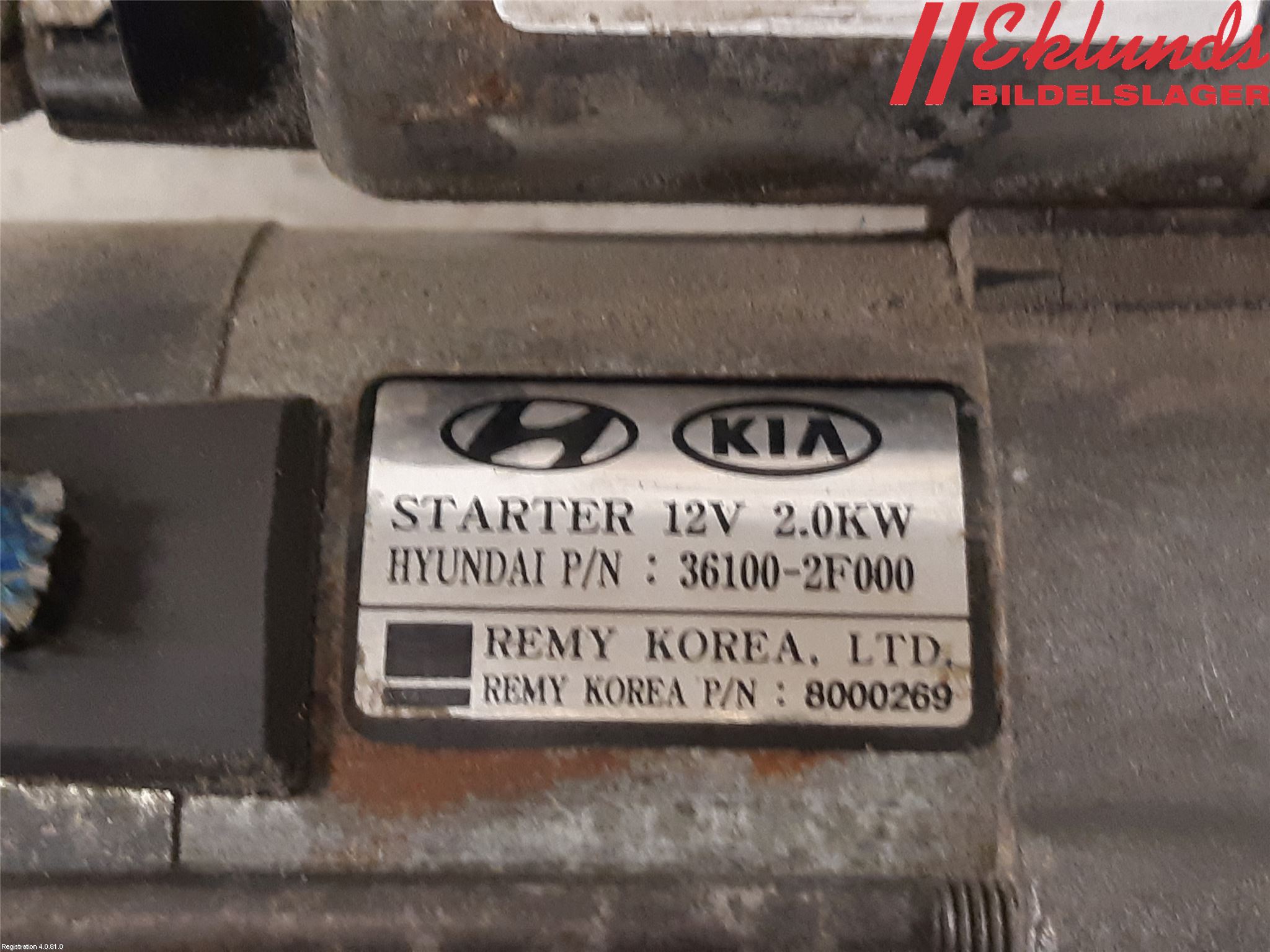 Hyundai ix35 Startmotor Diesel