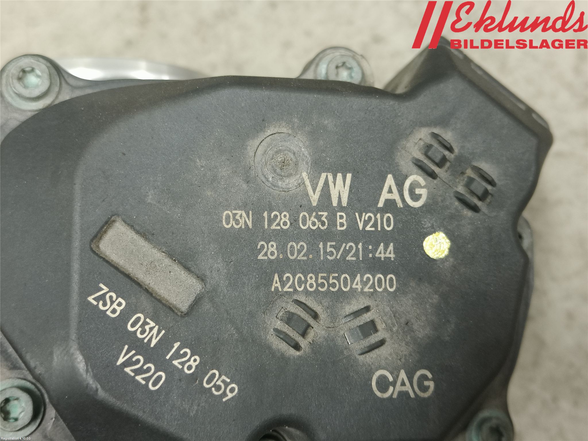 Volkswagen VW PASSAT 15-19 Injspjällhus