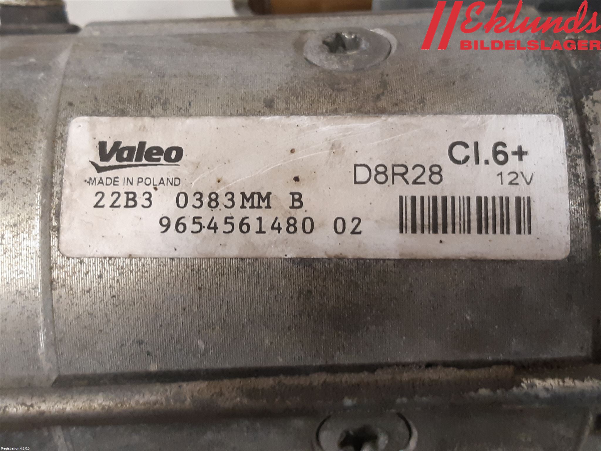 Peugeot 508 11-18 Startmotor Diesel