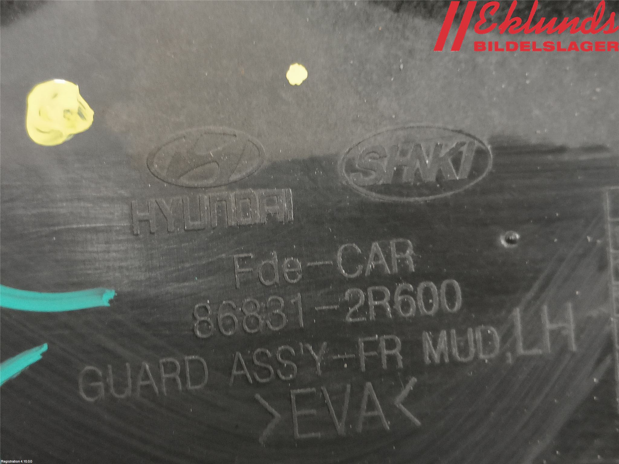 Hyundai i30 FD 07-12 Stänkskydd