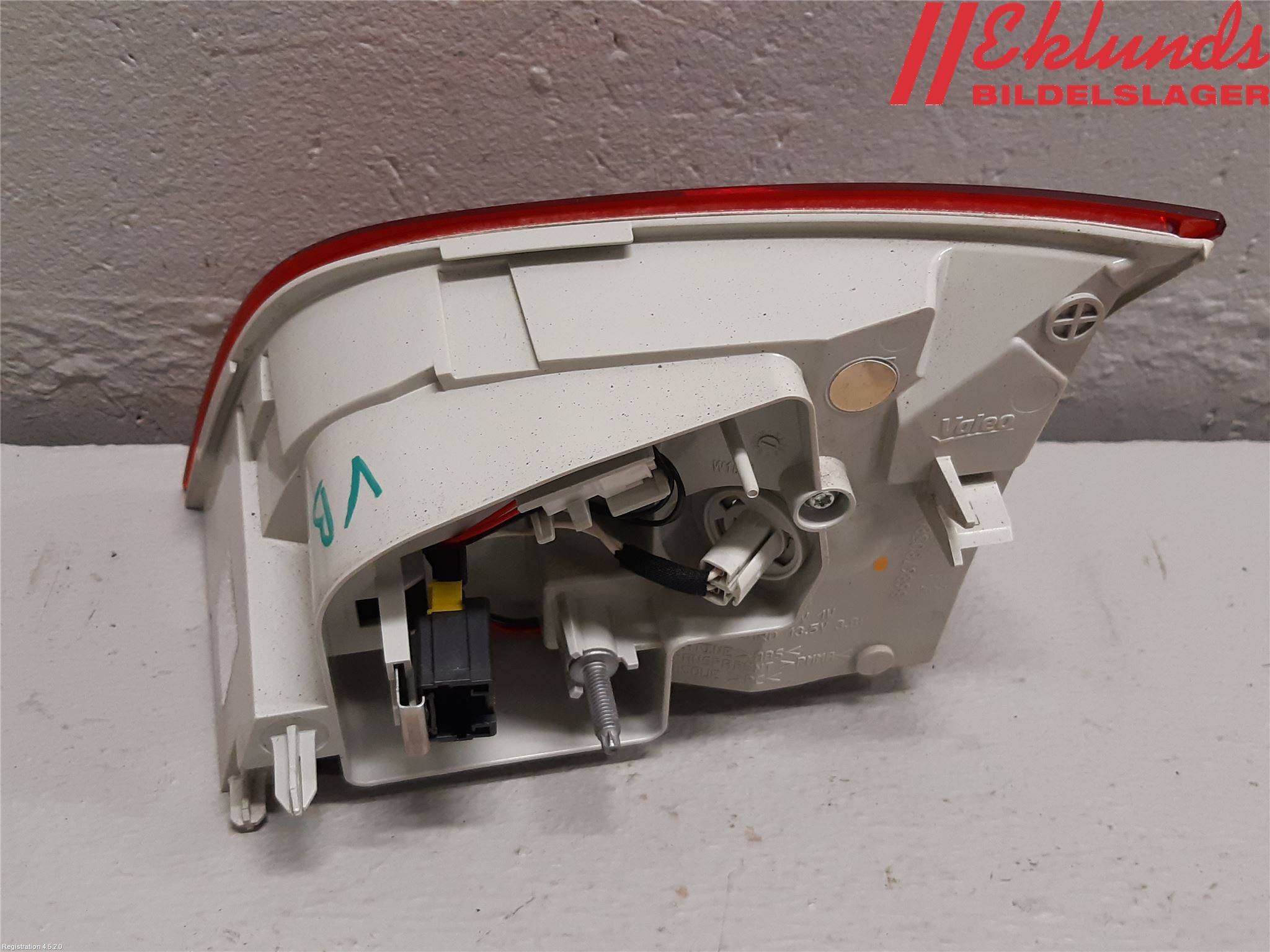 Peugeot 508 11-18 Bakljus Lucka Vä