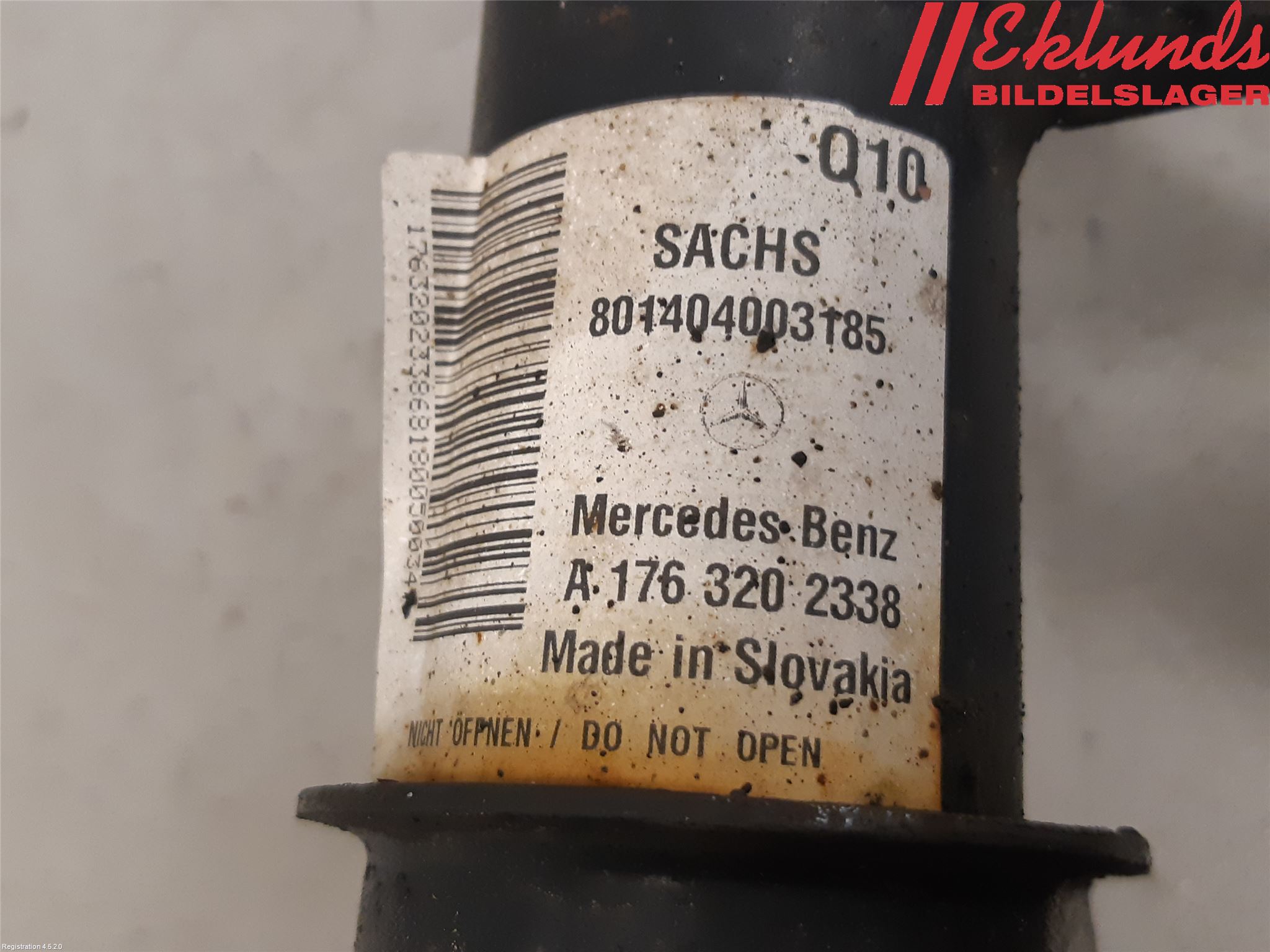Mercedes-Benz MB CLA-KLASS (C117/X117) 13-19 Fjäderben Fram Vänster