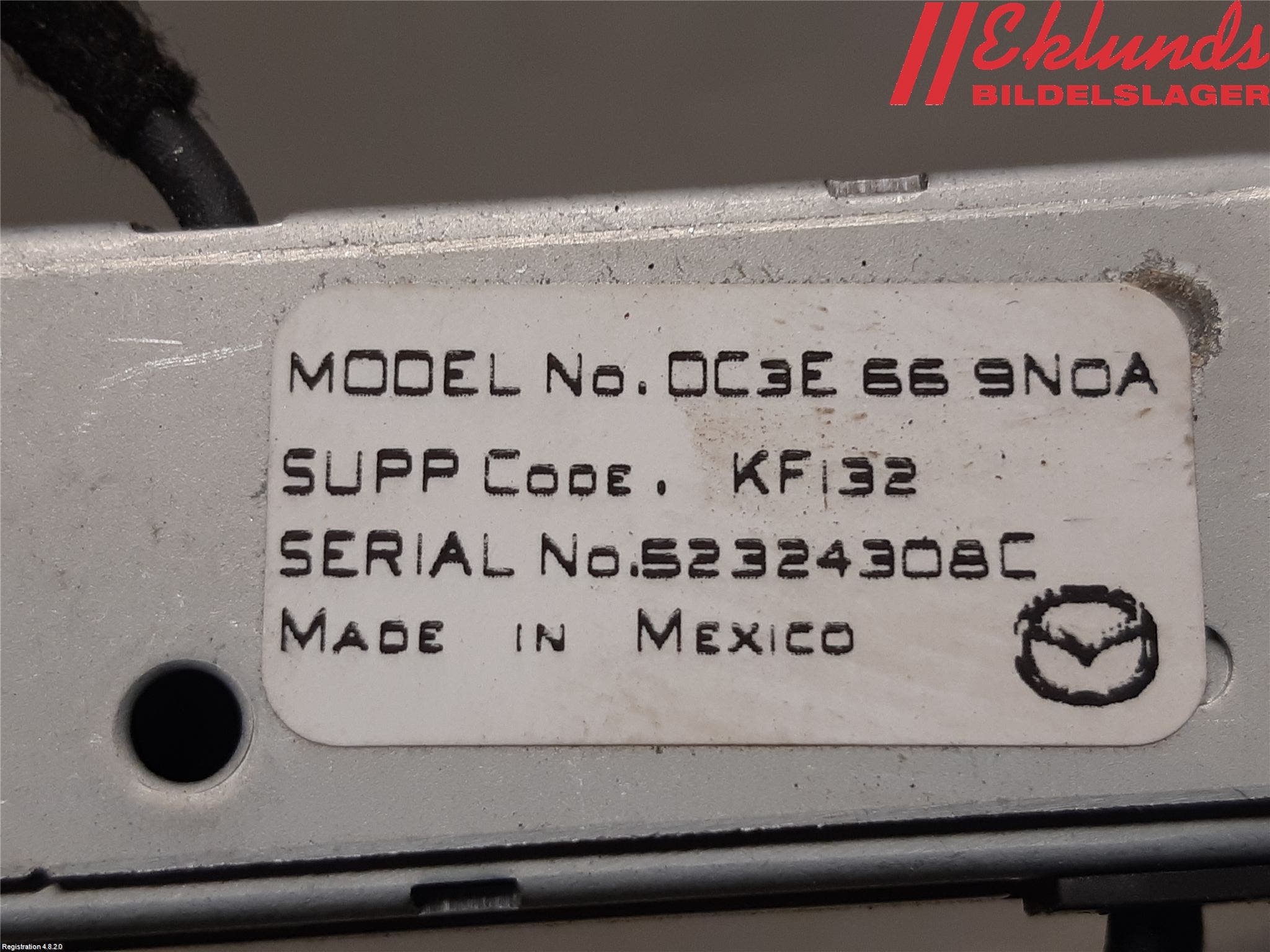 Mazda 2 (DJ) 15-22 Antenn