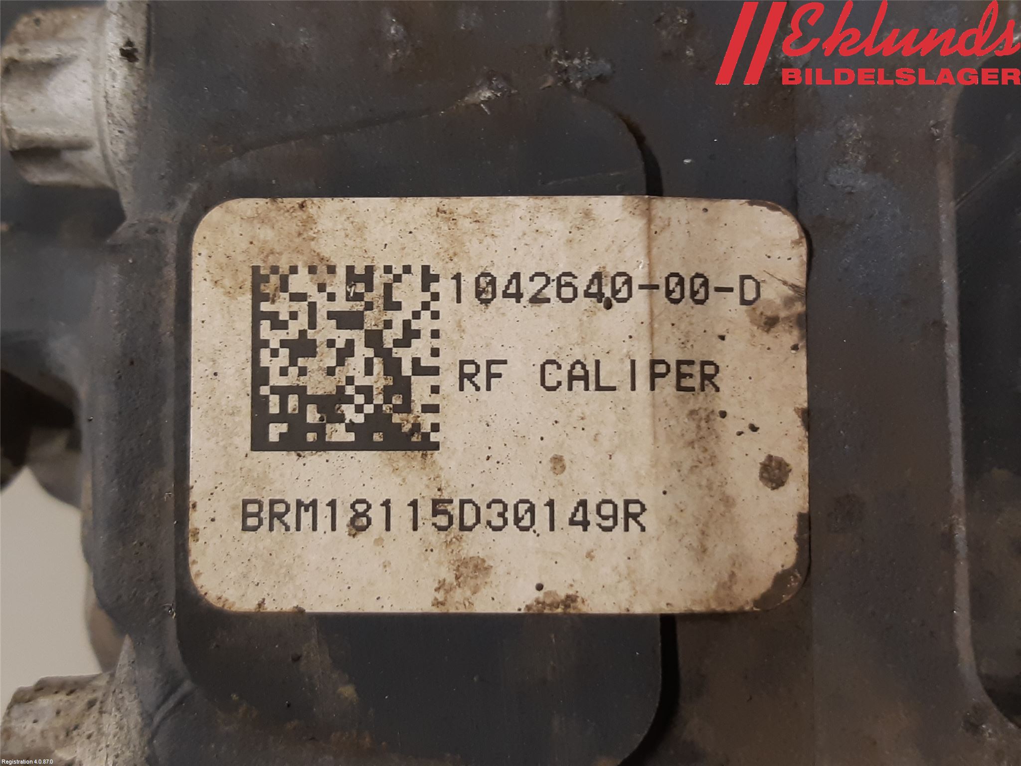 Tesla MODEL S 13- Bromsok Fram Höger