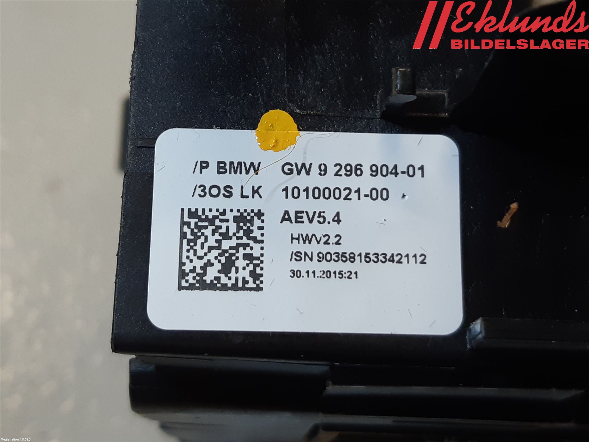 BMW 5 F10/F11/F18 09-17 Växelspak