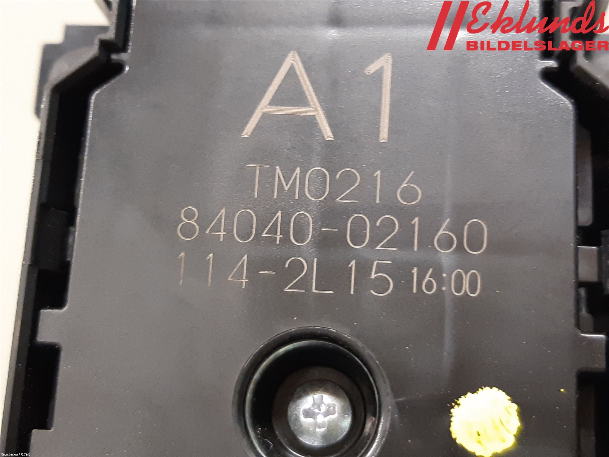 Toyota COROLLA 19- Strömställare Elhiss