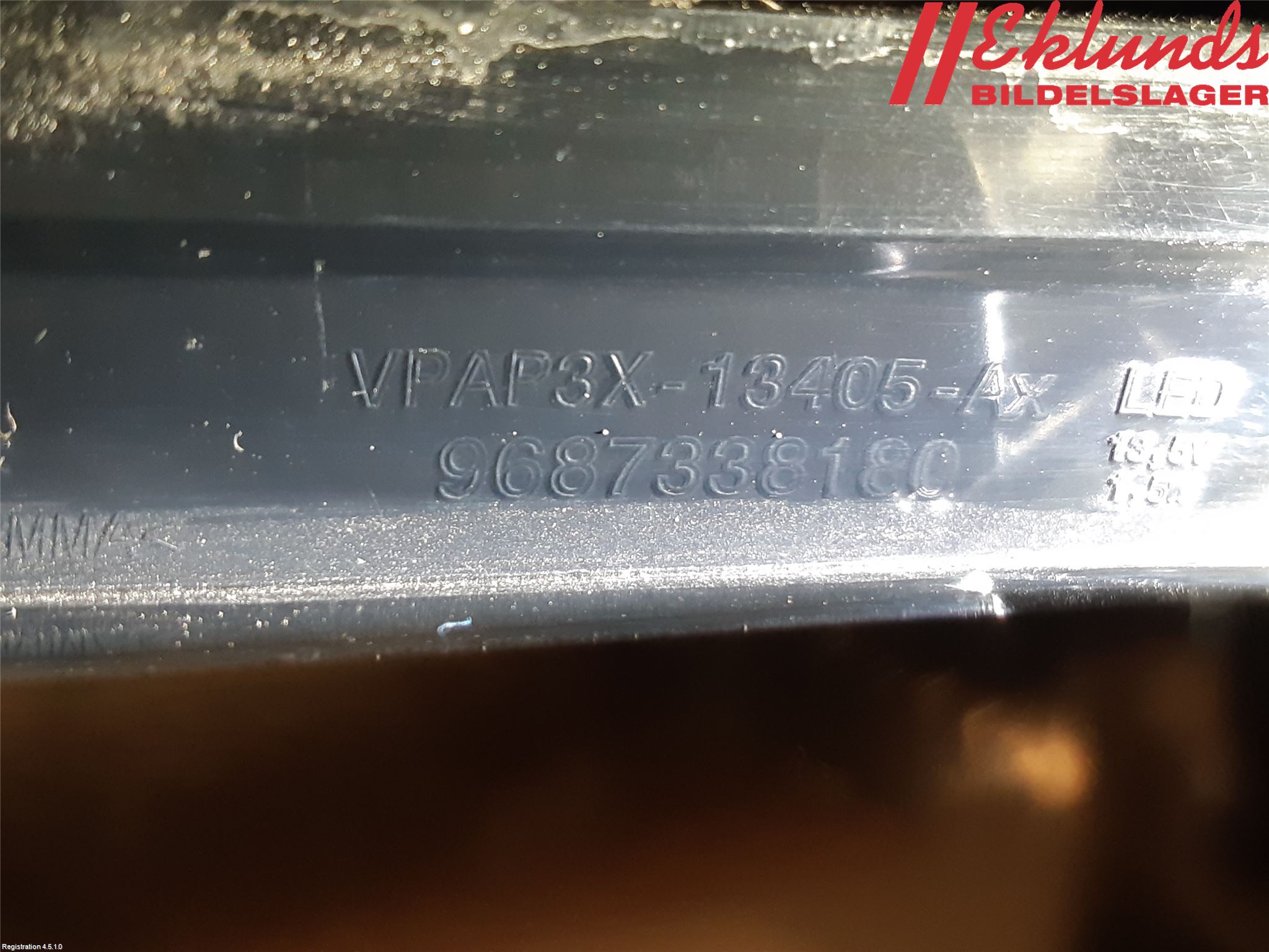 Citroen DS 4 CROSSBACK 16-18 Bakljus Vänster