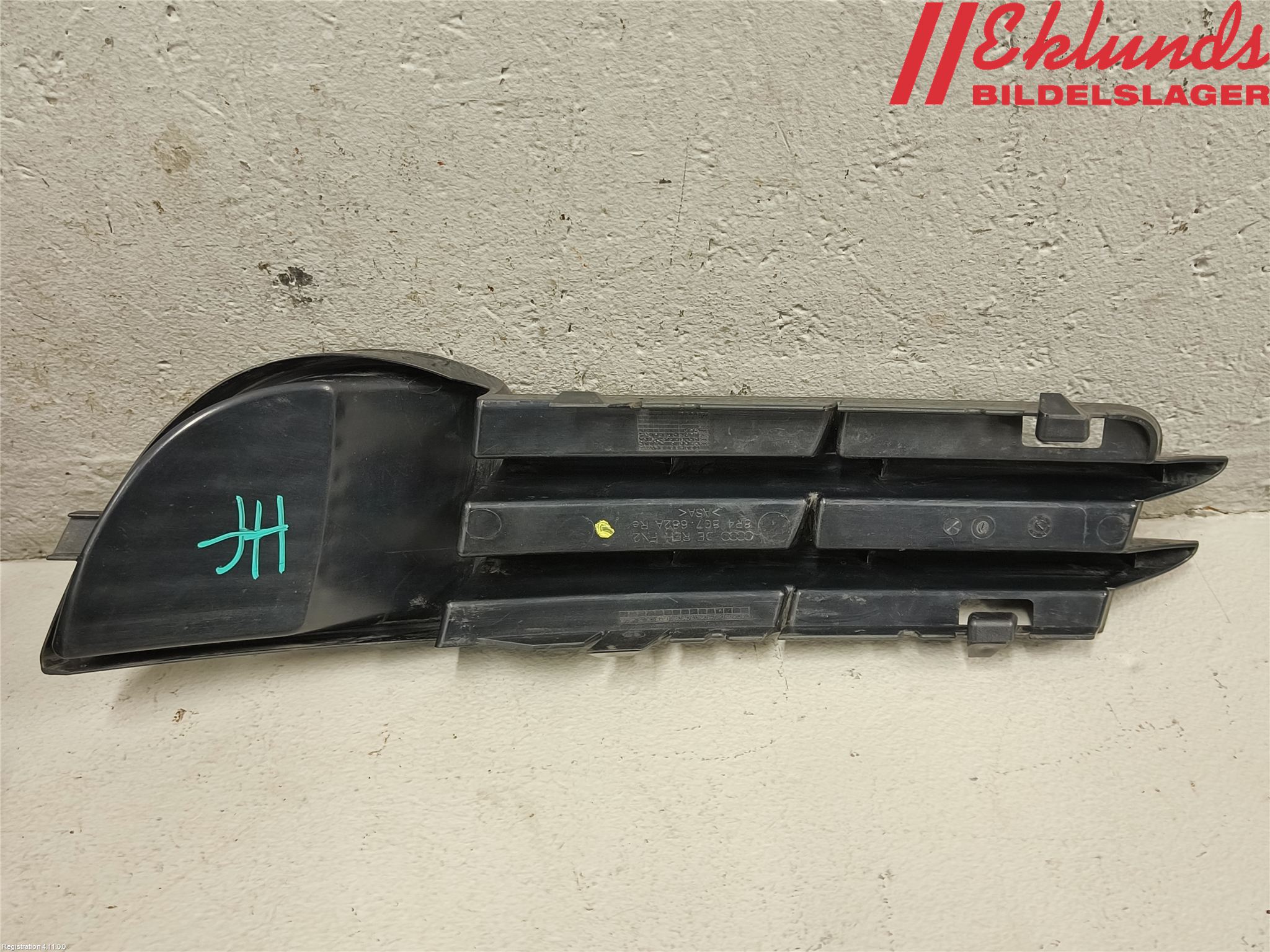 Audi A3/S3 05-13 Grilldel Höger