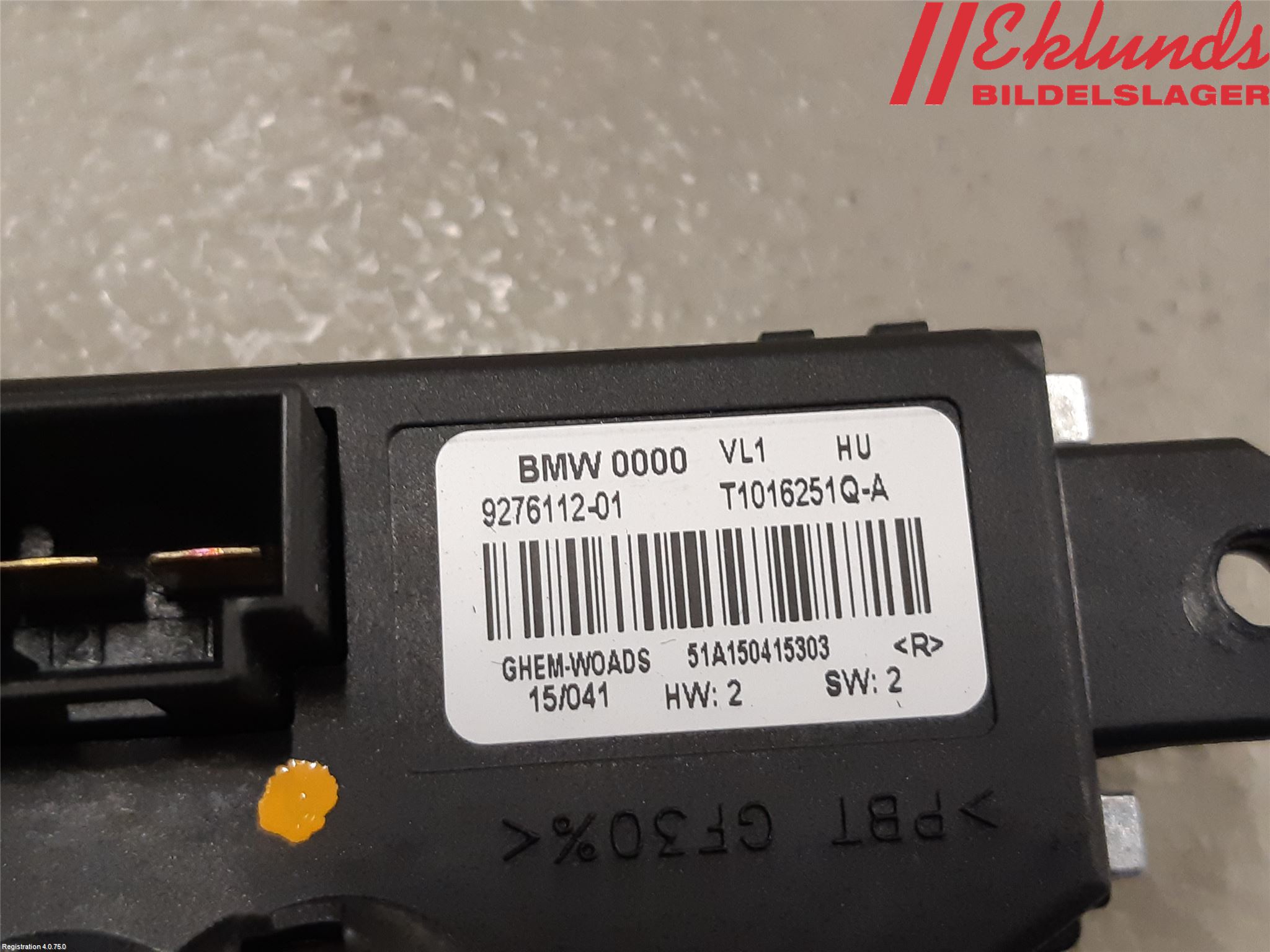 BMW X6 F16 14-19 Värmefläktsmotstånd