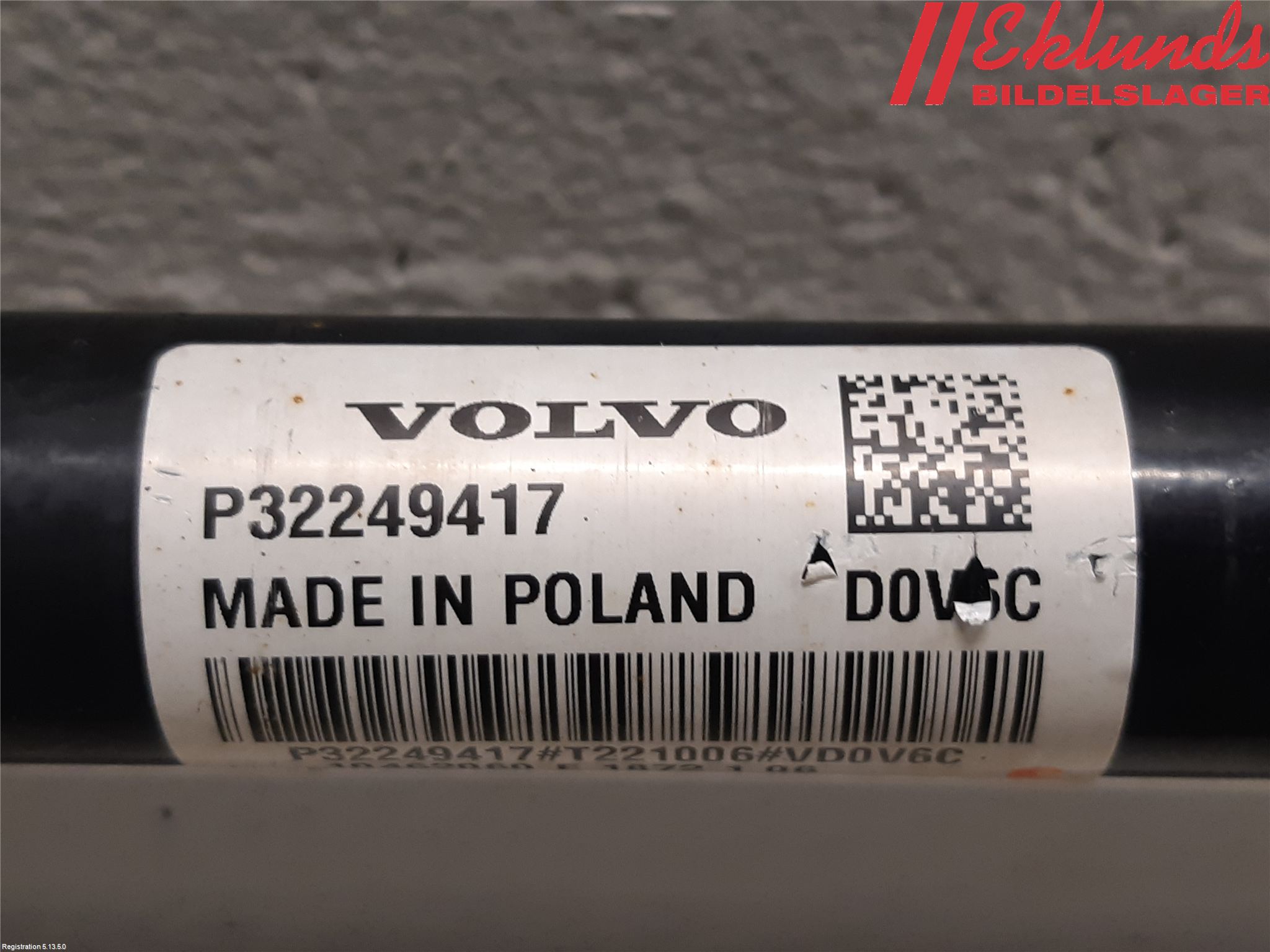 Volvo V90 17->> Drivaxel Bak Höger