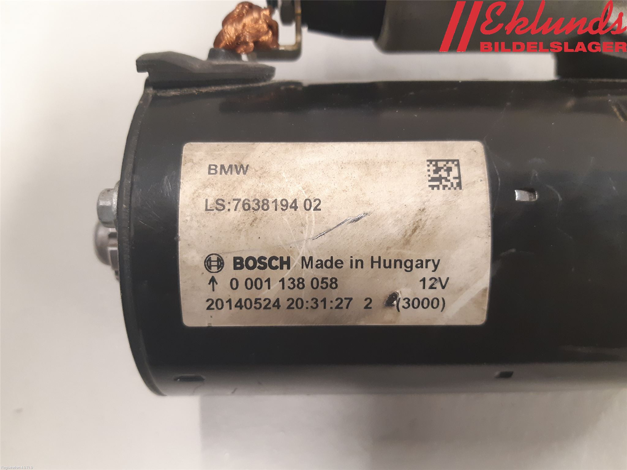 BMW 5 F10/F11/F18 09-17 Startmotor