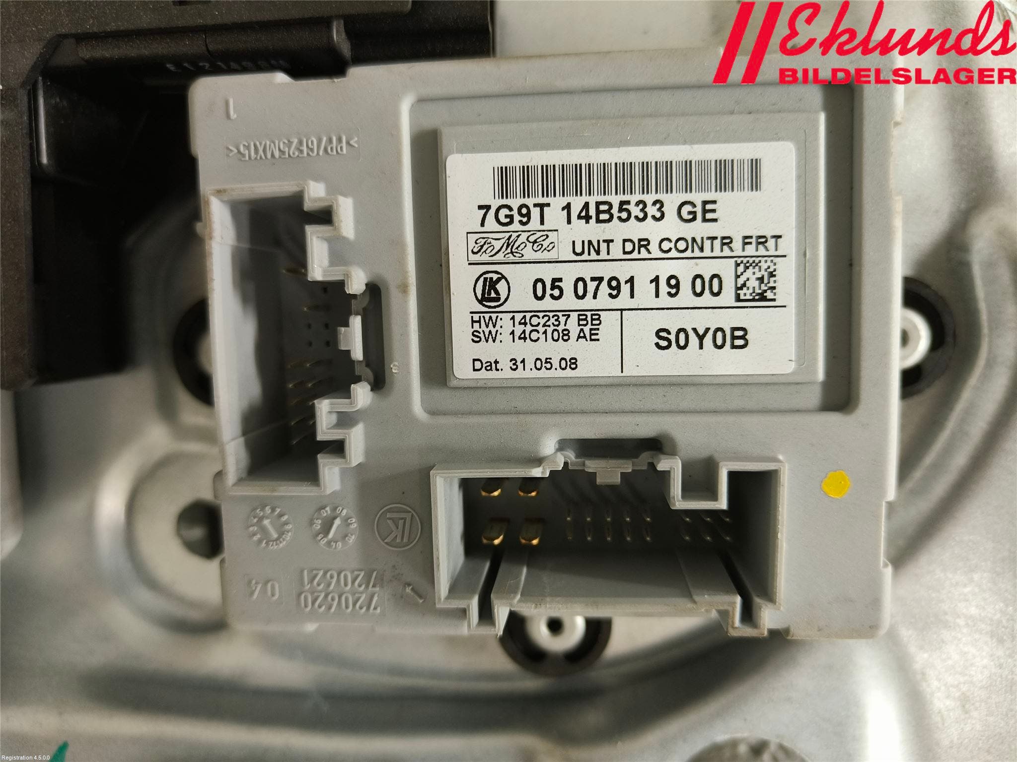 Volvo V70 08-13 Fönsterhiss El Kompl