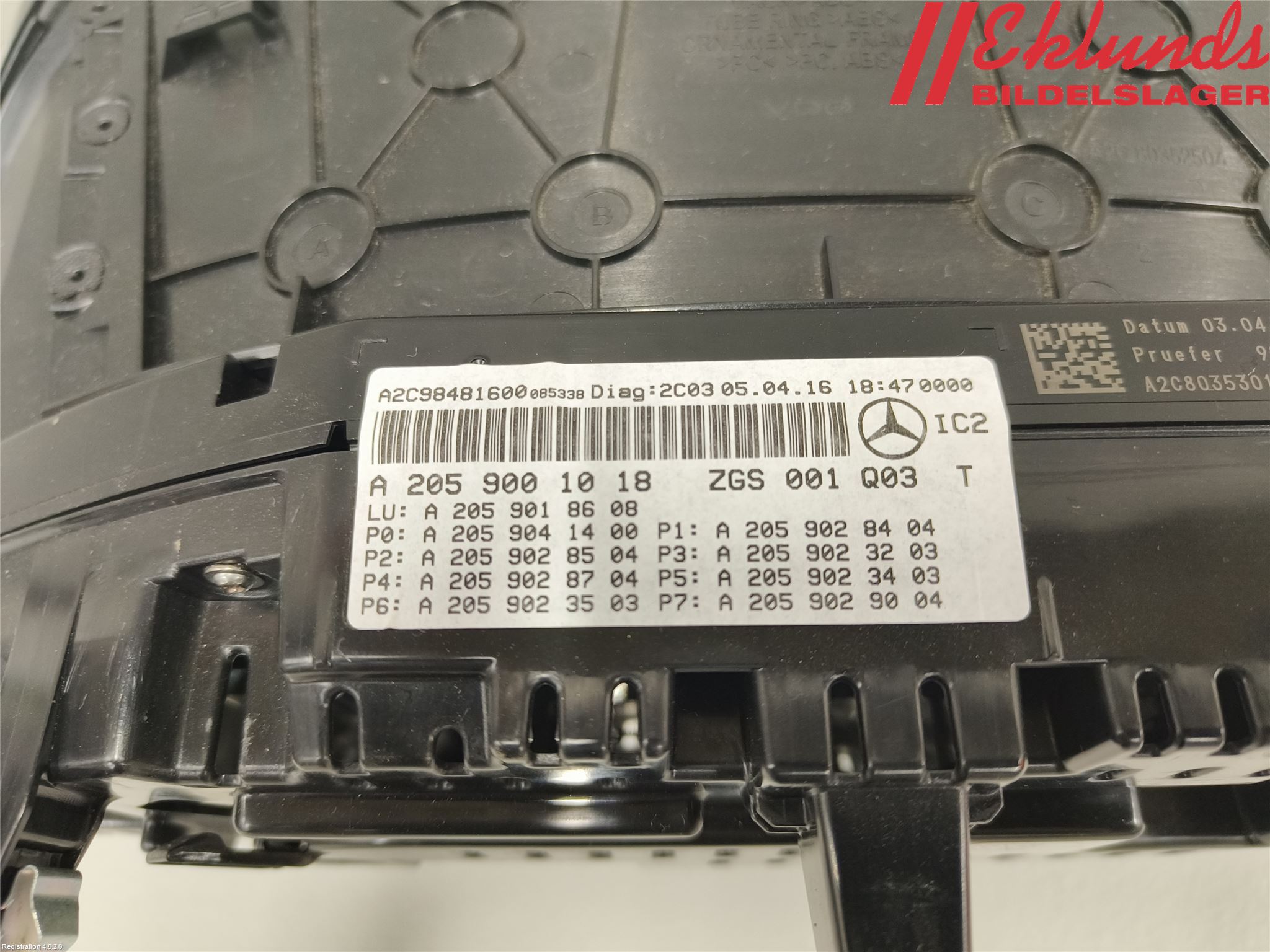 Mercedes-Benz MB GLC-KLASS (X253/C253) 15-22 Instrument Komb