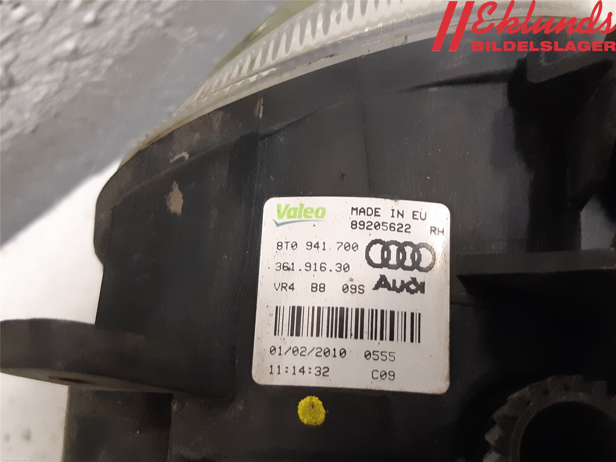 Audi A4/S4 08-11 Dimljus-Varselljus Fram