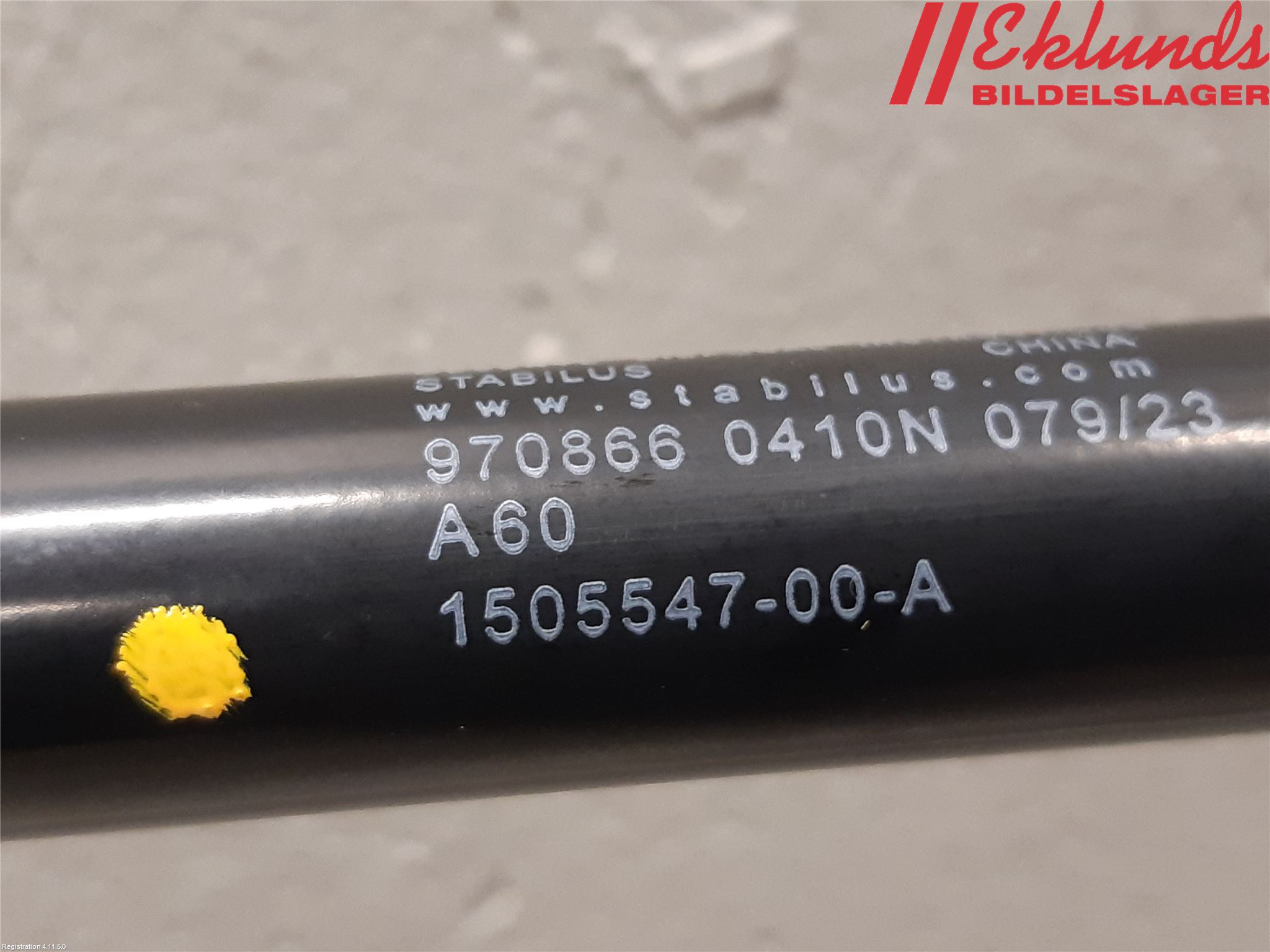 Tesla MODEL Y 21- Gasfjäder Motorhuv