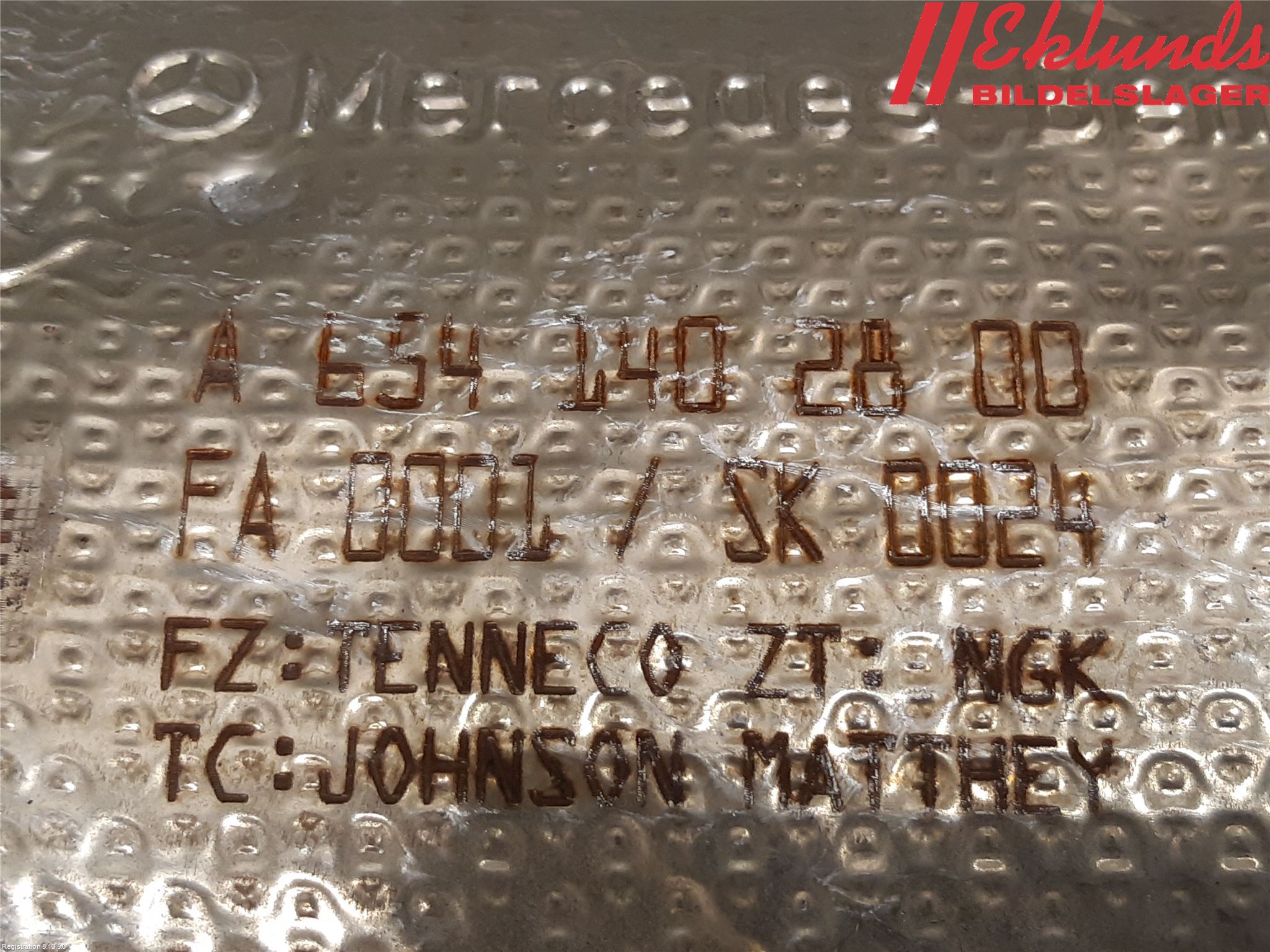 Mercedes-Benz MB E-KLASS (W213) 16-23 Avgas Partikelfilter