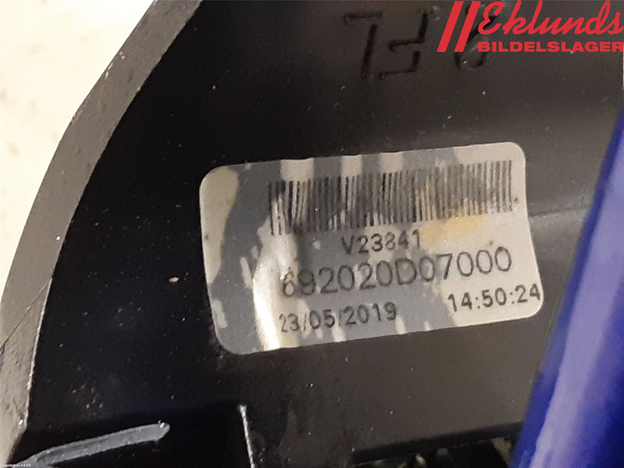 Toyota YARIS XP130 15-20 Dörrhandtag Yttre Vä