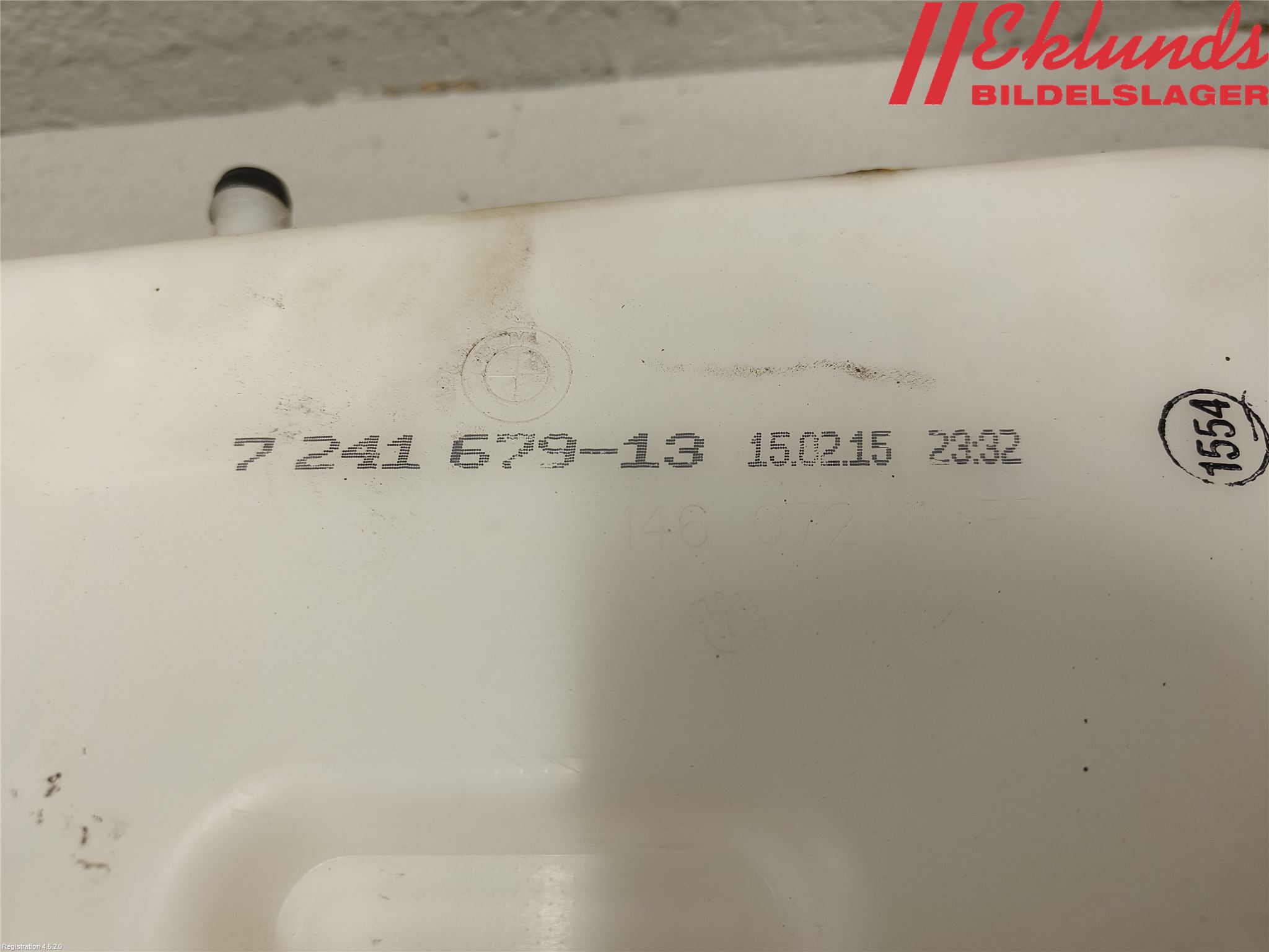 BMW 3 GT F34 13-19 Spolartank Vindruta