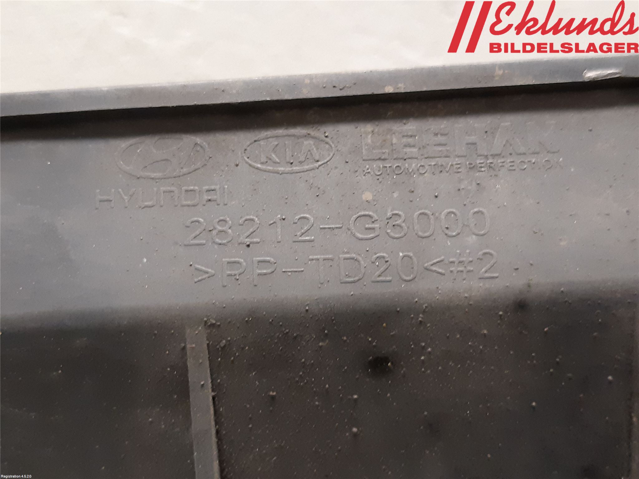 Hyundai i30 PD 17- Deflektor Plåt-Plast Kylning