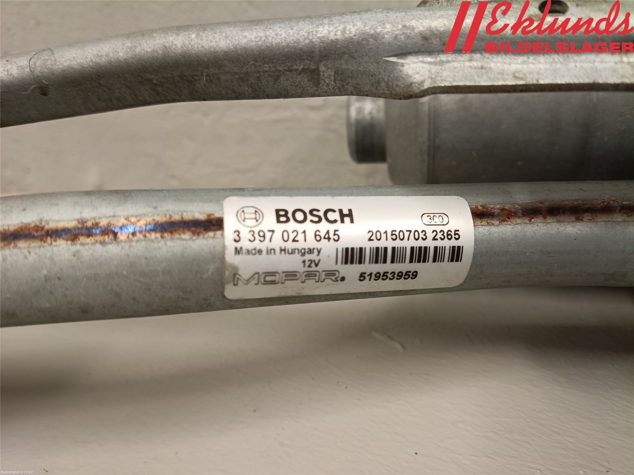 Jeep RENEGADE Torkarmotor Vindruta